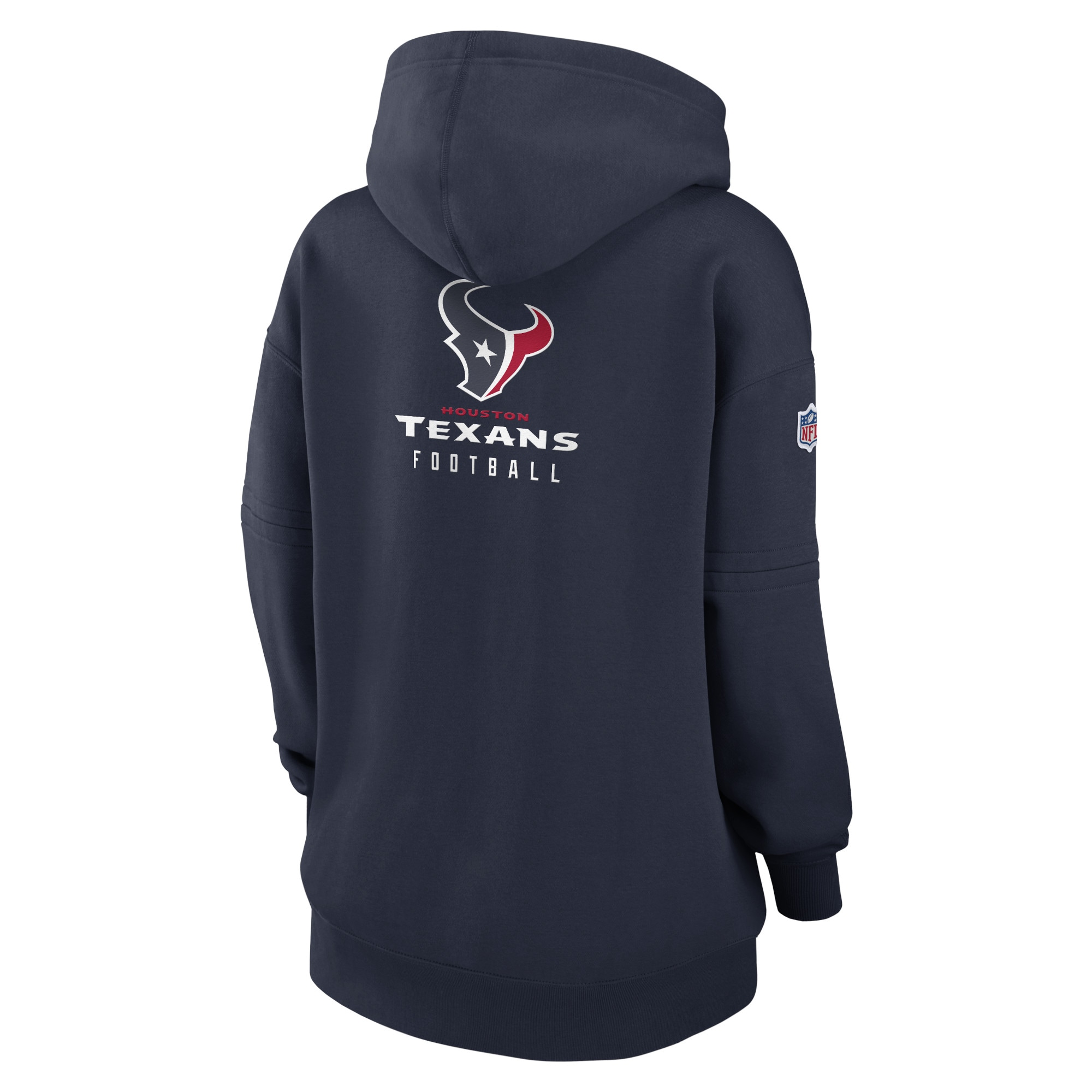 Houston Texans  Women's 2023 Sideline Club Fleece Pullover Hoodie - Navy