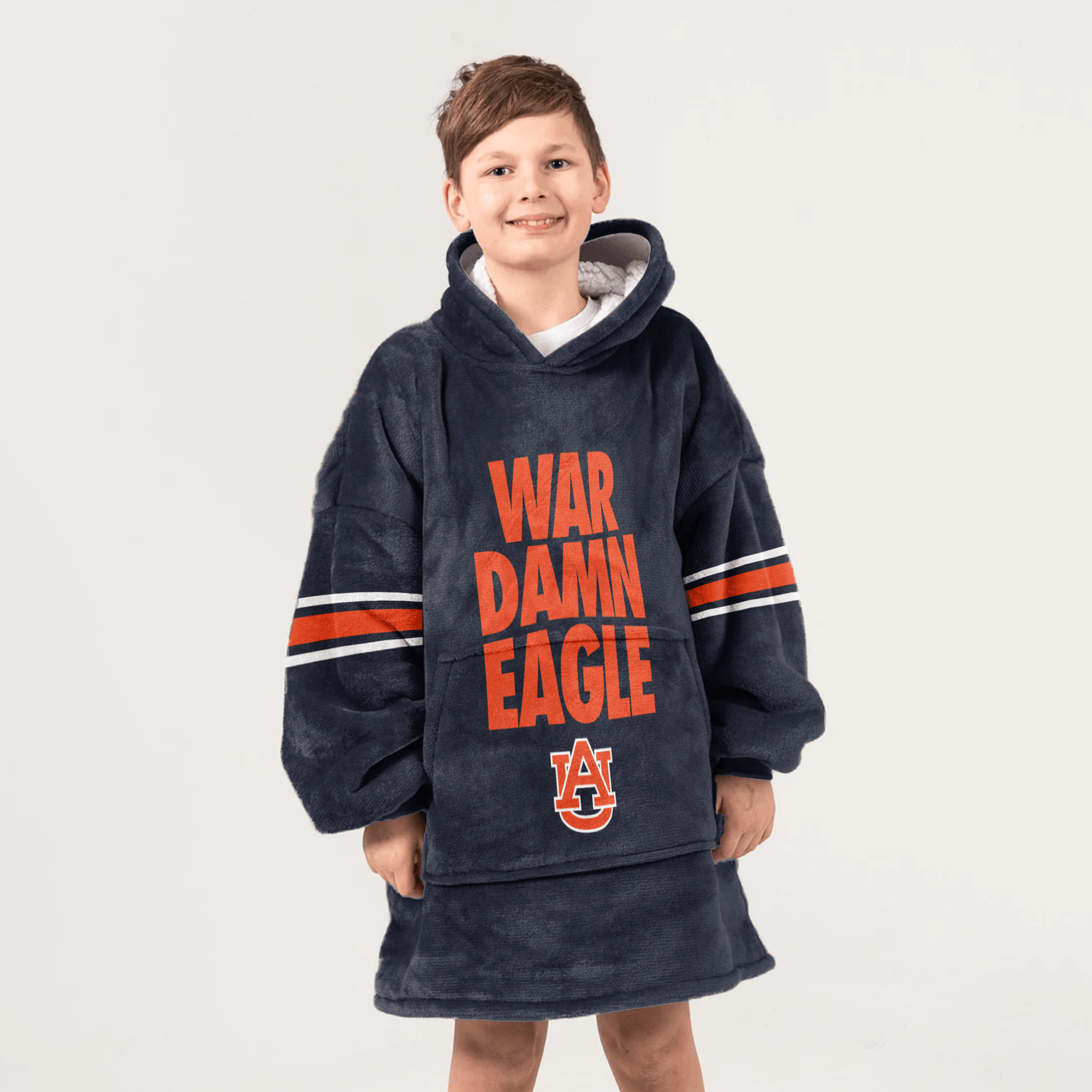 Kid #1 Auburn Football Unisex Blanket Hoodie