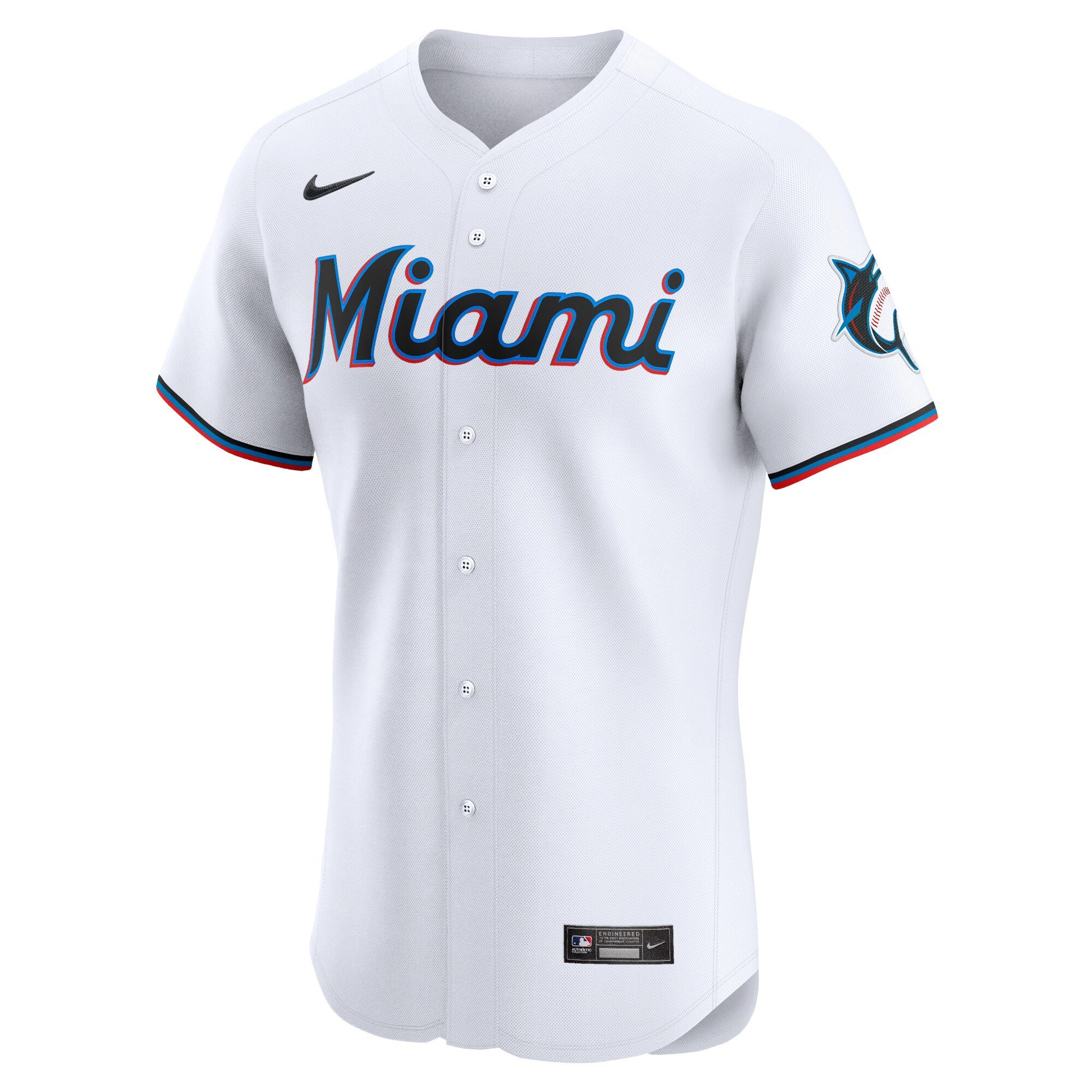 Men's Miami Marlins Vidal Brujan  White Home Elite Player Jersey