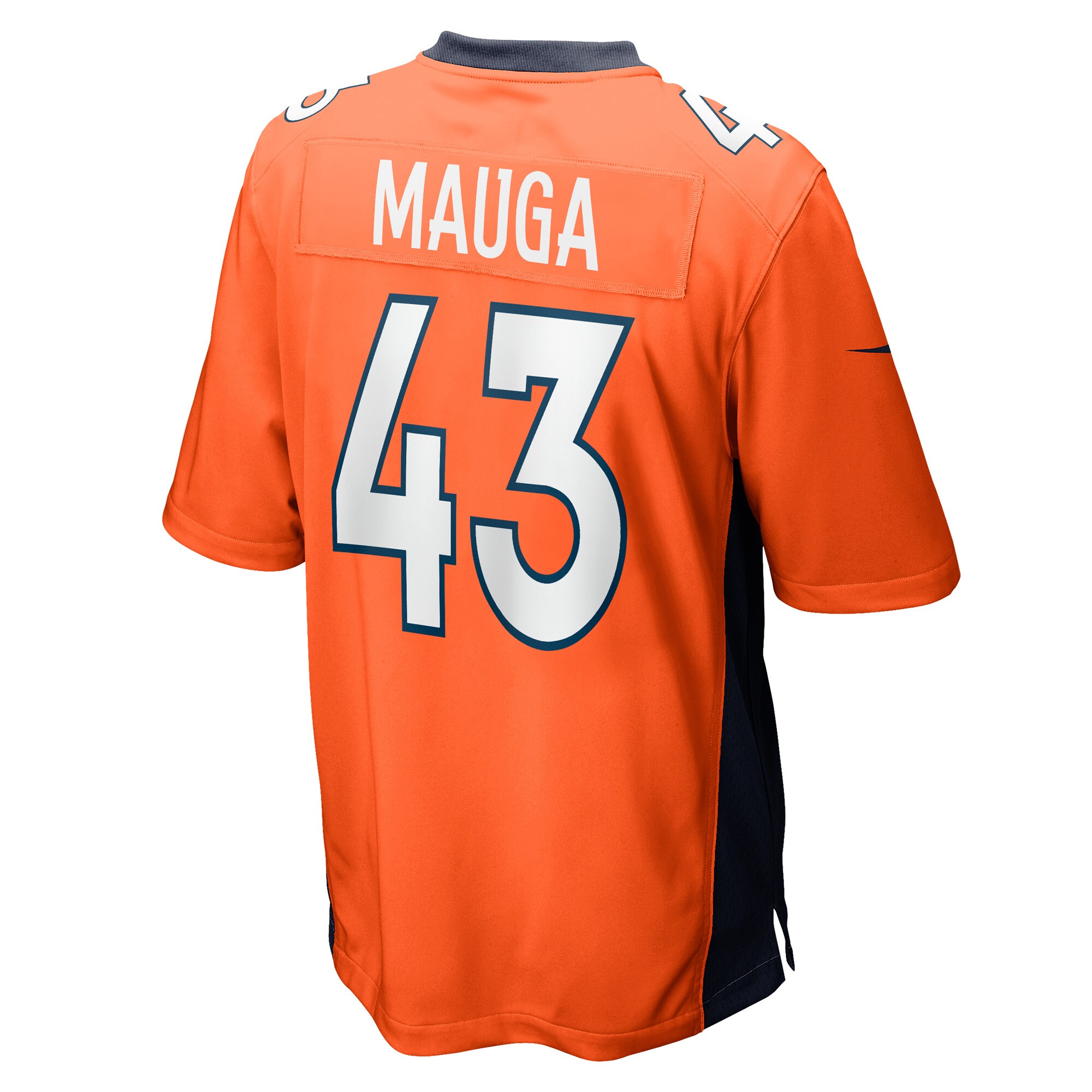 Kana'i Mauga Denver Broncos  Game Player Jersey - Orange