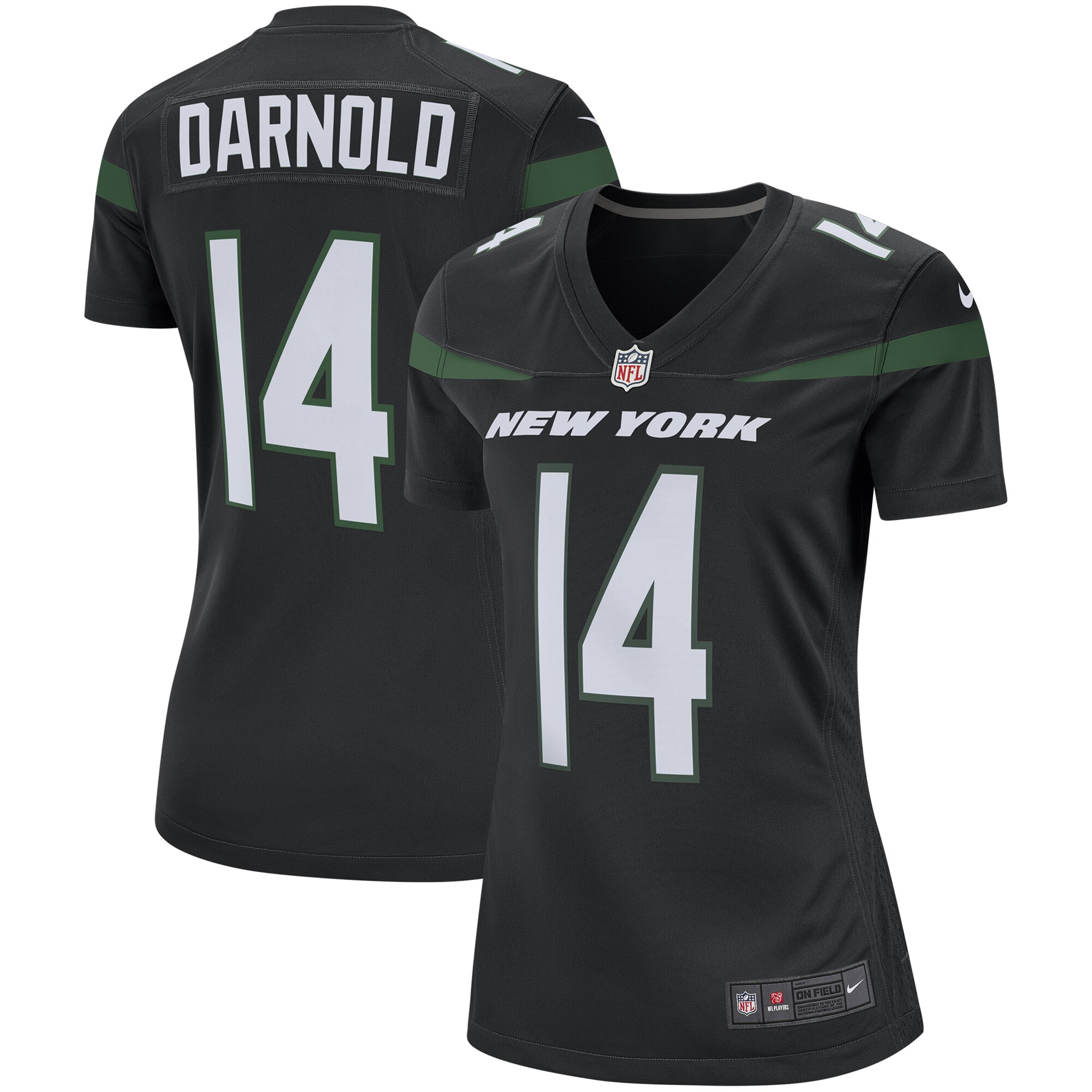 Sam Darnold New York Jets  Women's Game Jersey - Stealth Black