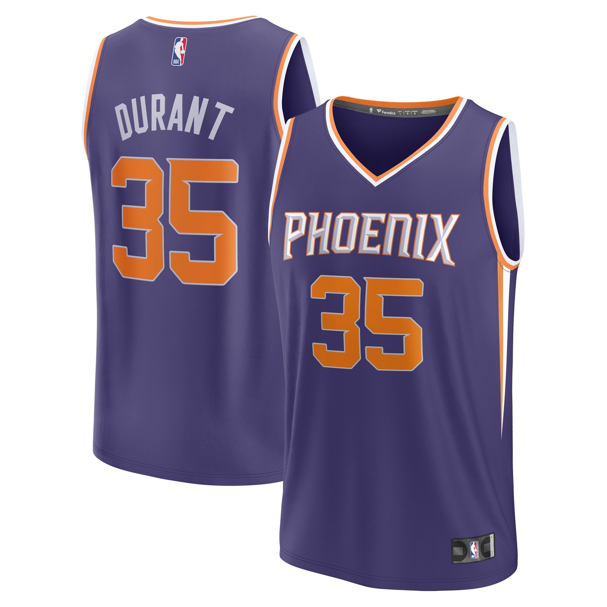 Kevin Durant Phoenix Suns  Fastbreak Jersey - Icon Edition - Purple