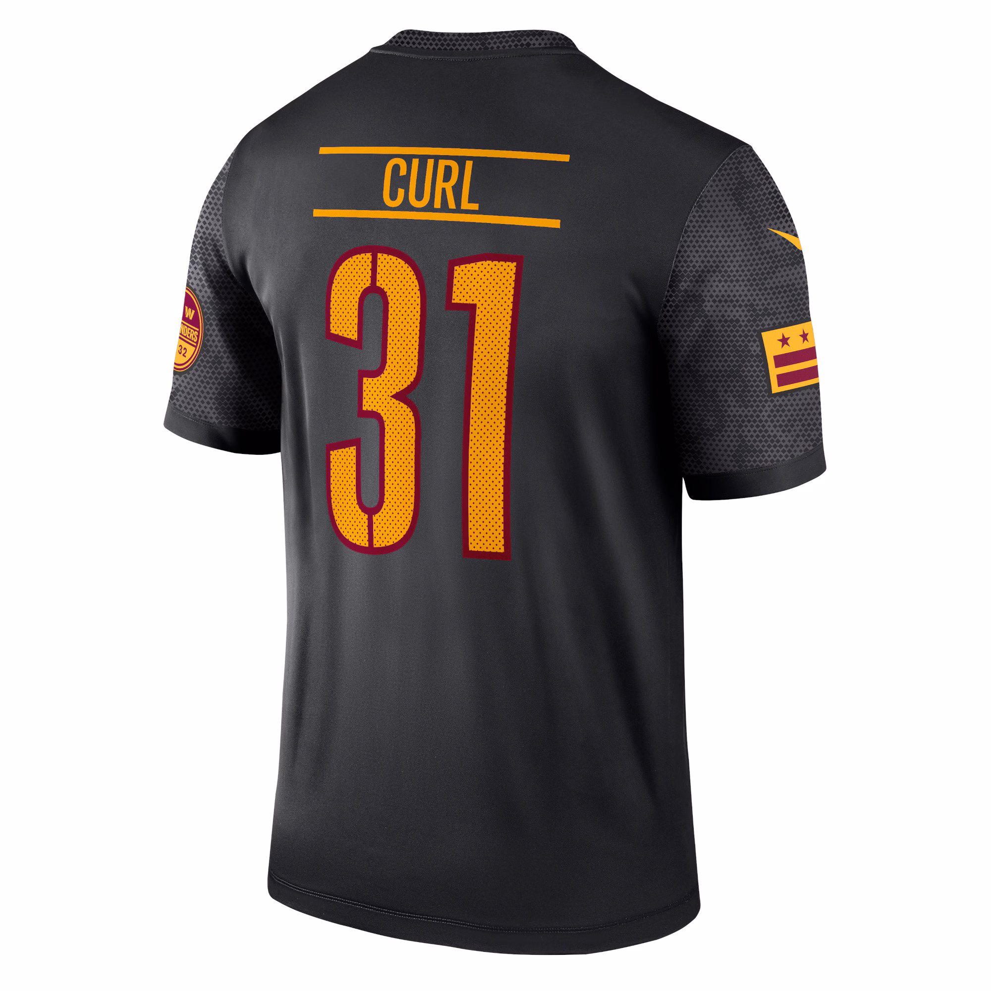 Kamren Curl Washington Commanders Alternate - Black
