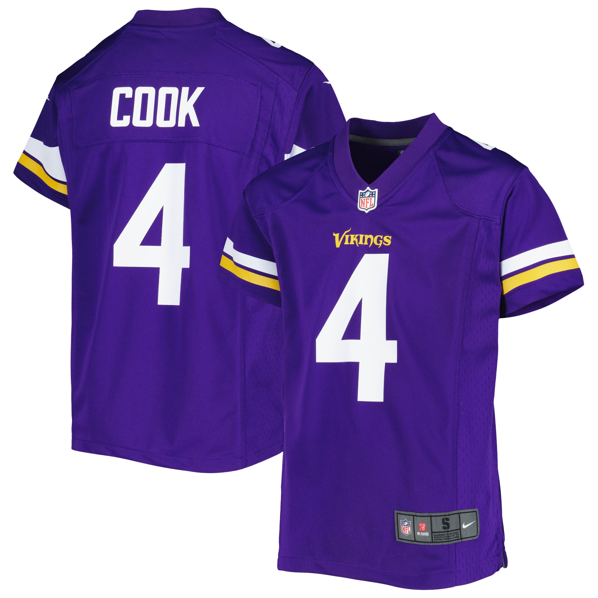 Dalvin Cook Minnesota Vikings  Youth Team Game Jersey - Purple