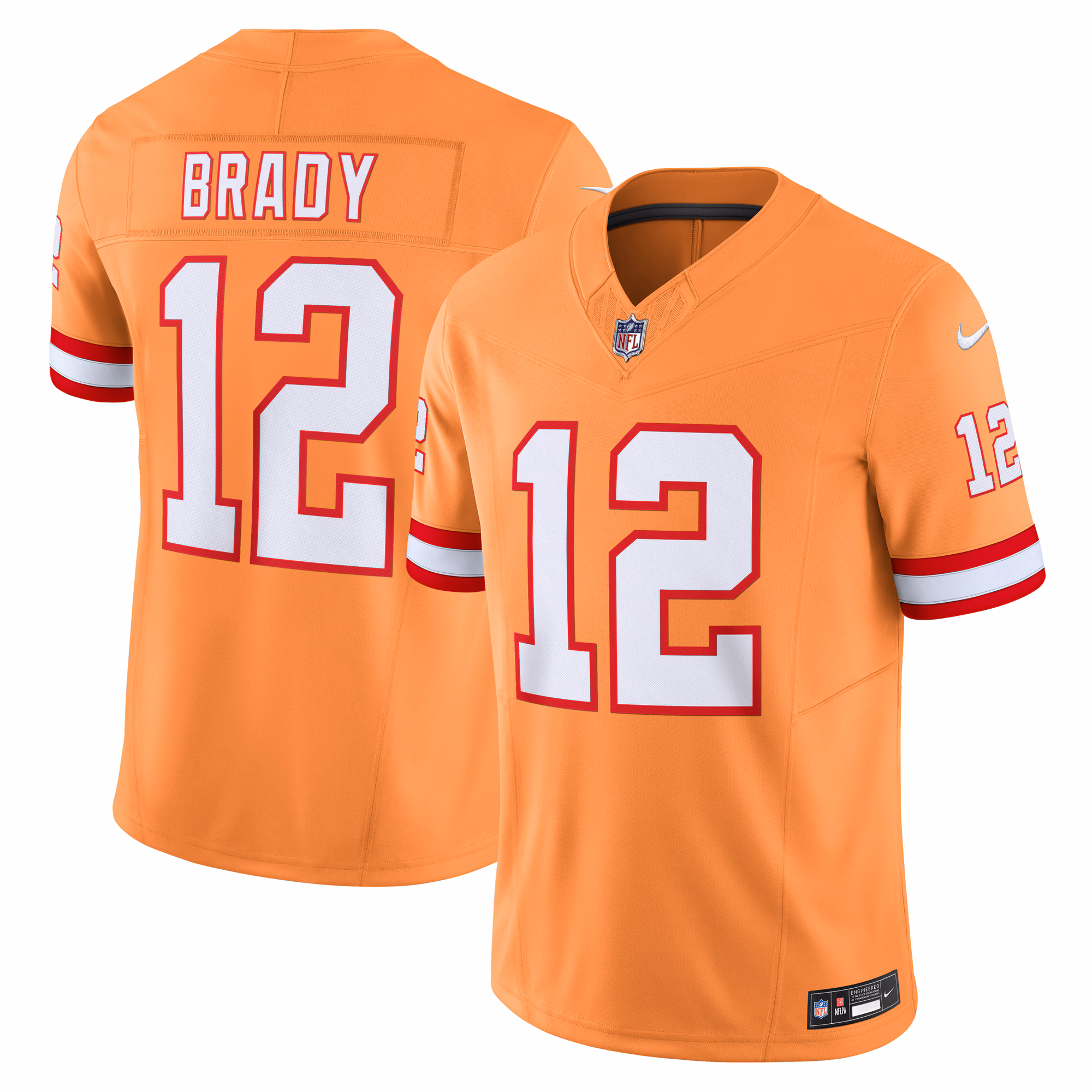 Tom Brady Tampa Bay Buccaneers Vapor F.U.S.E. Limited Jersey - Orange