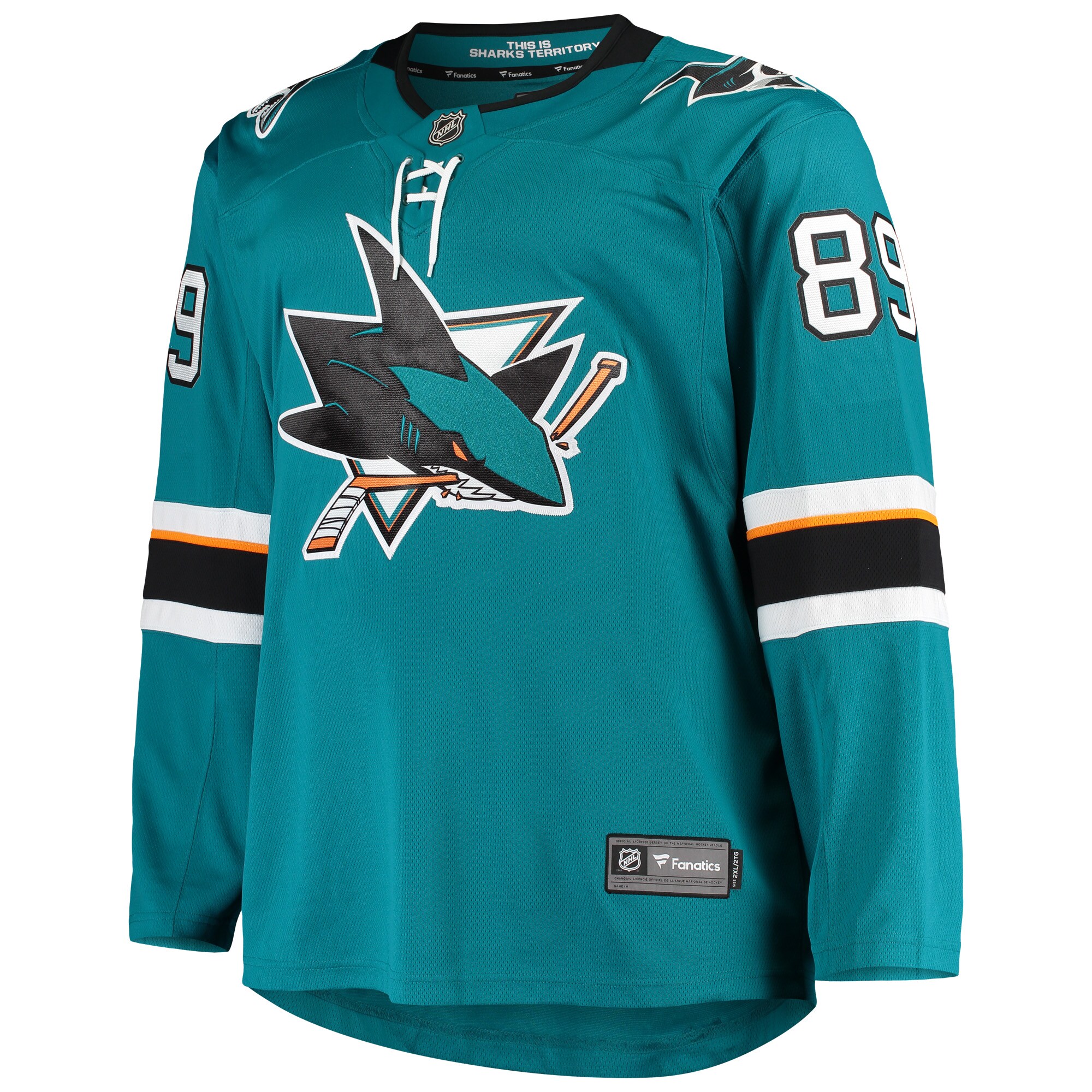 Mikkel Boedker San Jose Sharks Breakaway Home Player Jersey - Teal