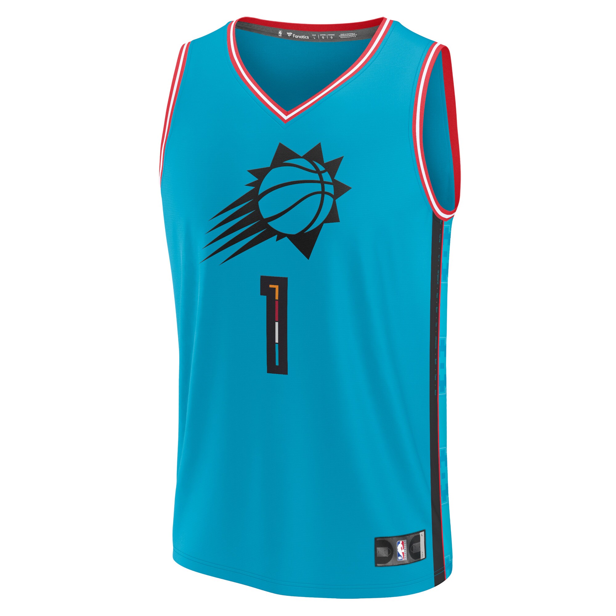 Devin Booker Phoenix Suns  2022/23 Fastbreak Jersey - City Edition - Turquoise