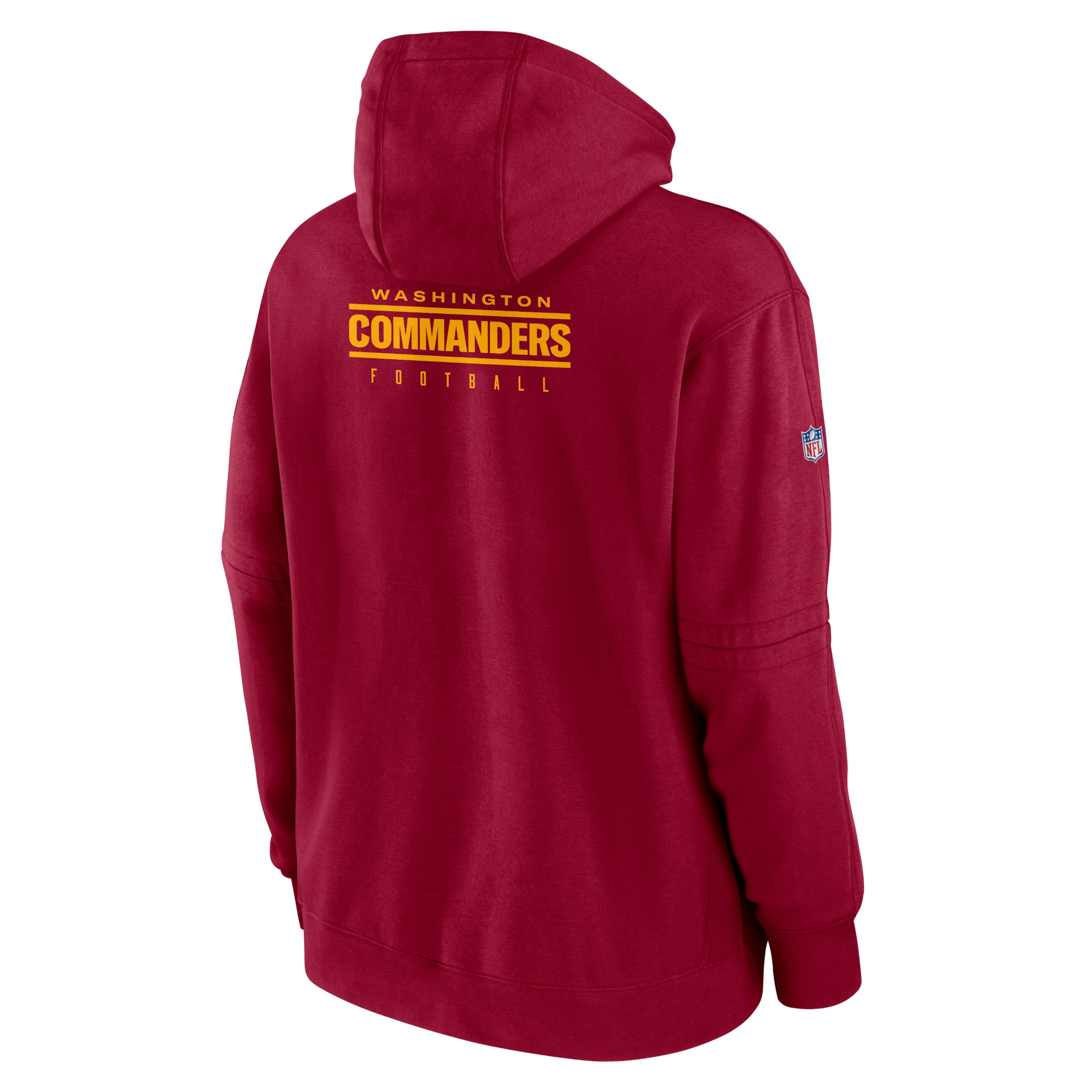 Washington Commanders  Sideline Club Fleece Pullover Hoodie - Burgundy