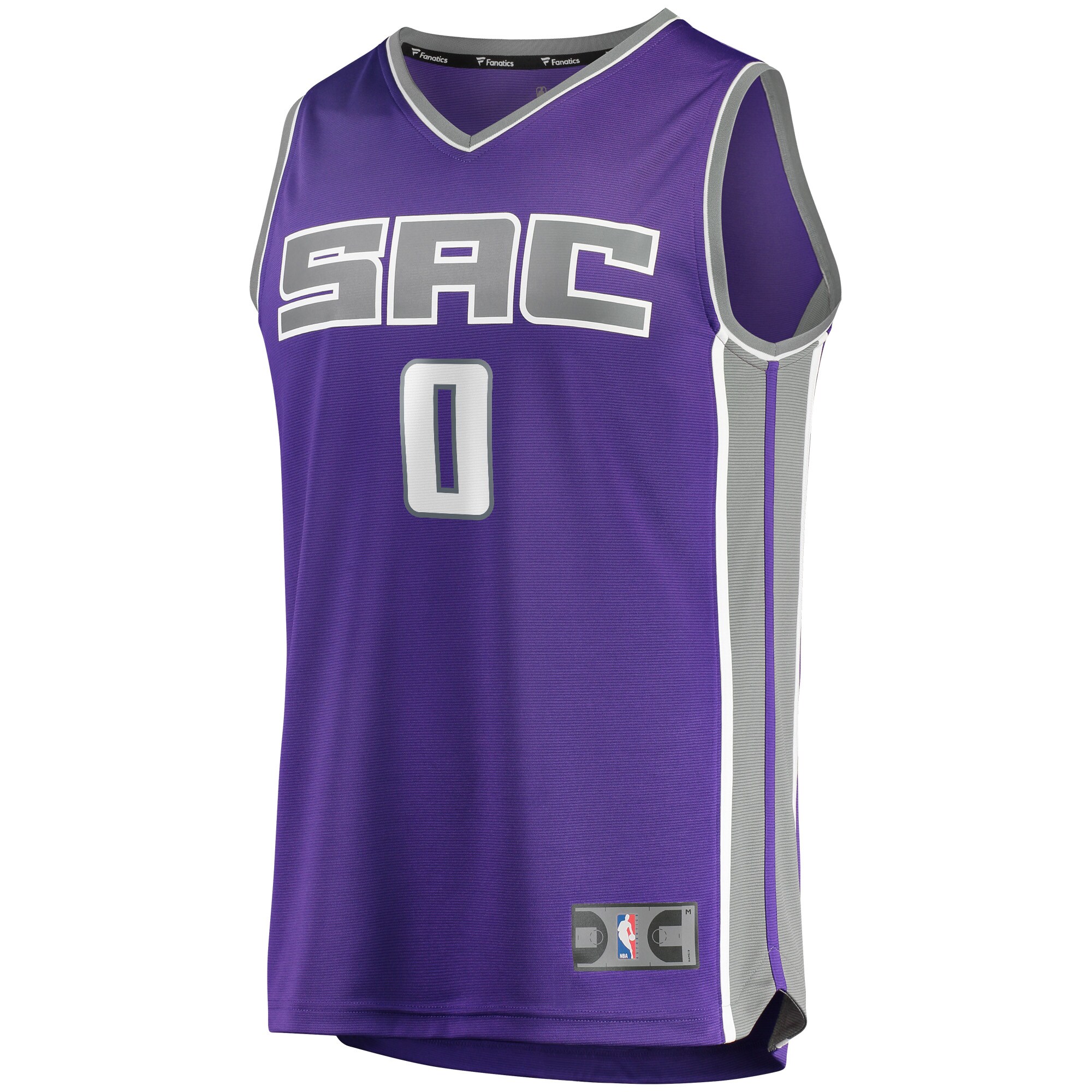 Malik Monk Sacramento Kings  Fast Break Replica Jersey - Icon Edition - Purple