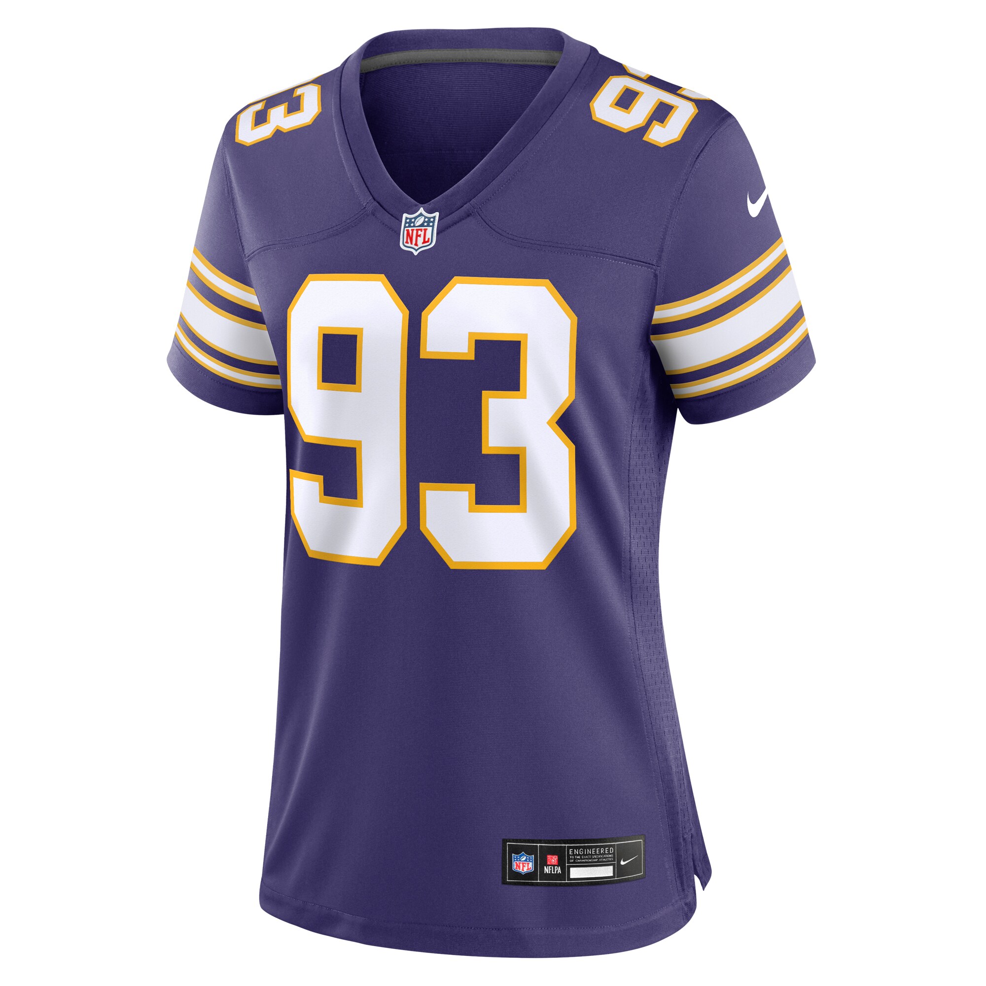John Randle Minnesota Vikings  Women's Classic Player Game Jersey - Purple