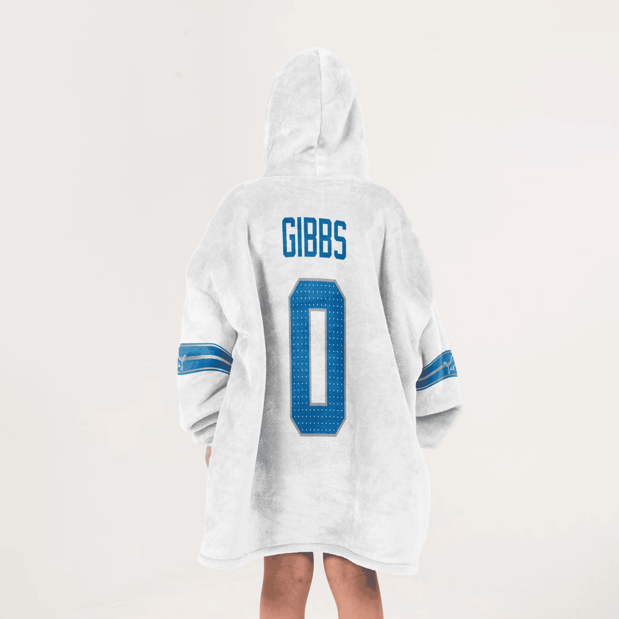 Kid 0 Detroit Football Unisex Blanket Hoodie