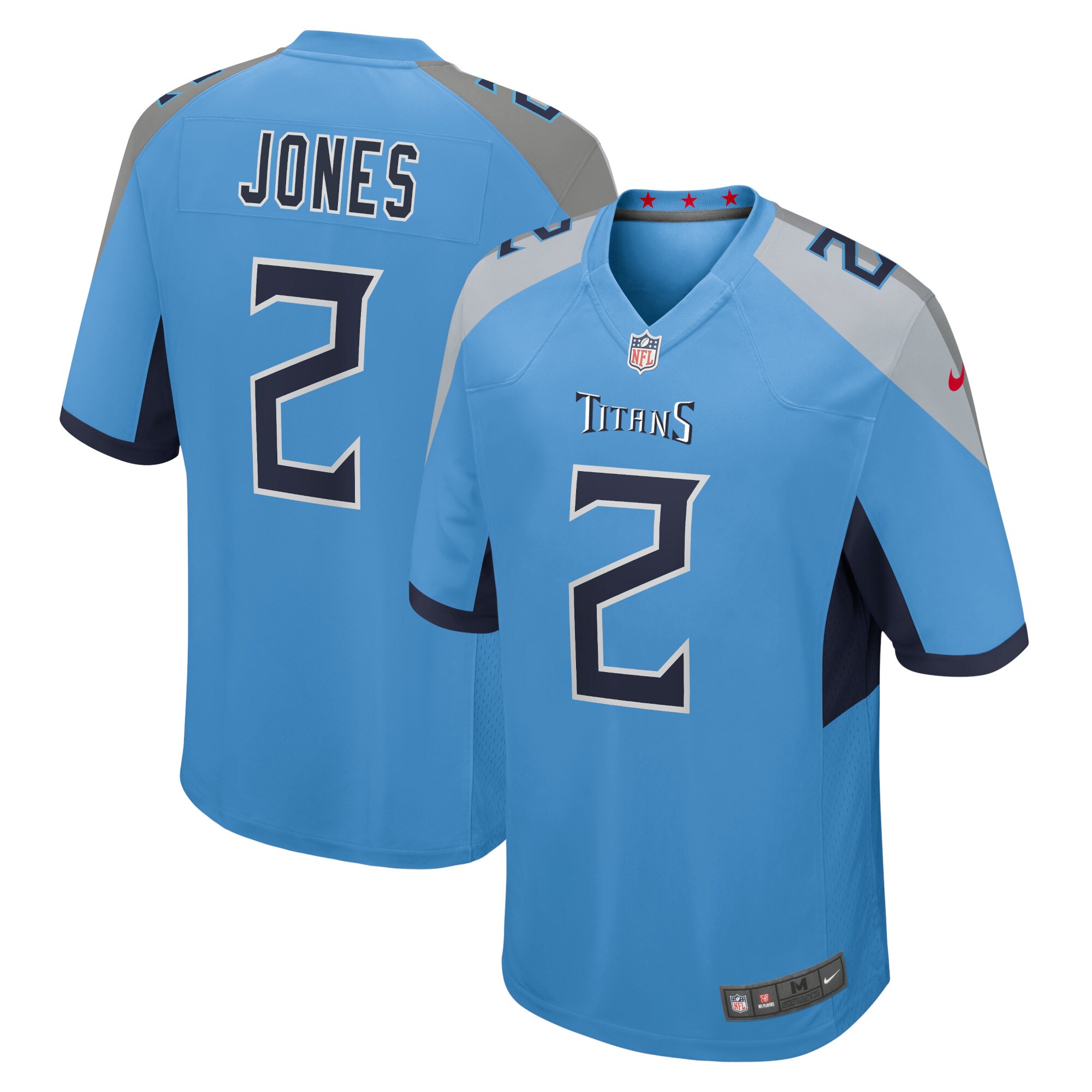 Julio Jones Tennessee Titans  Game Jersey - Light Blue