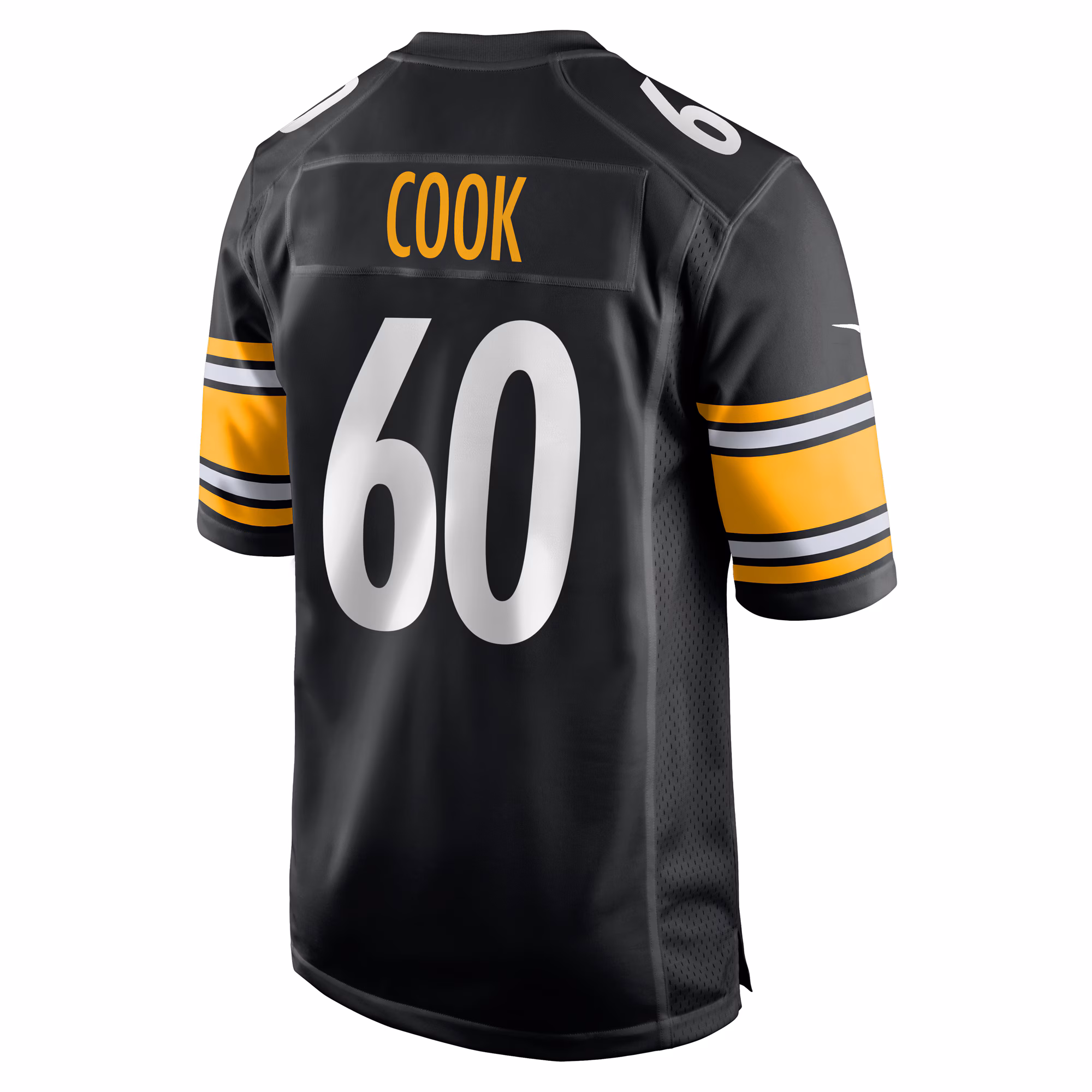 Dylan Cook Pittsburgh Steelers  Game Jersey -  Black