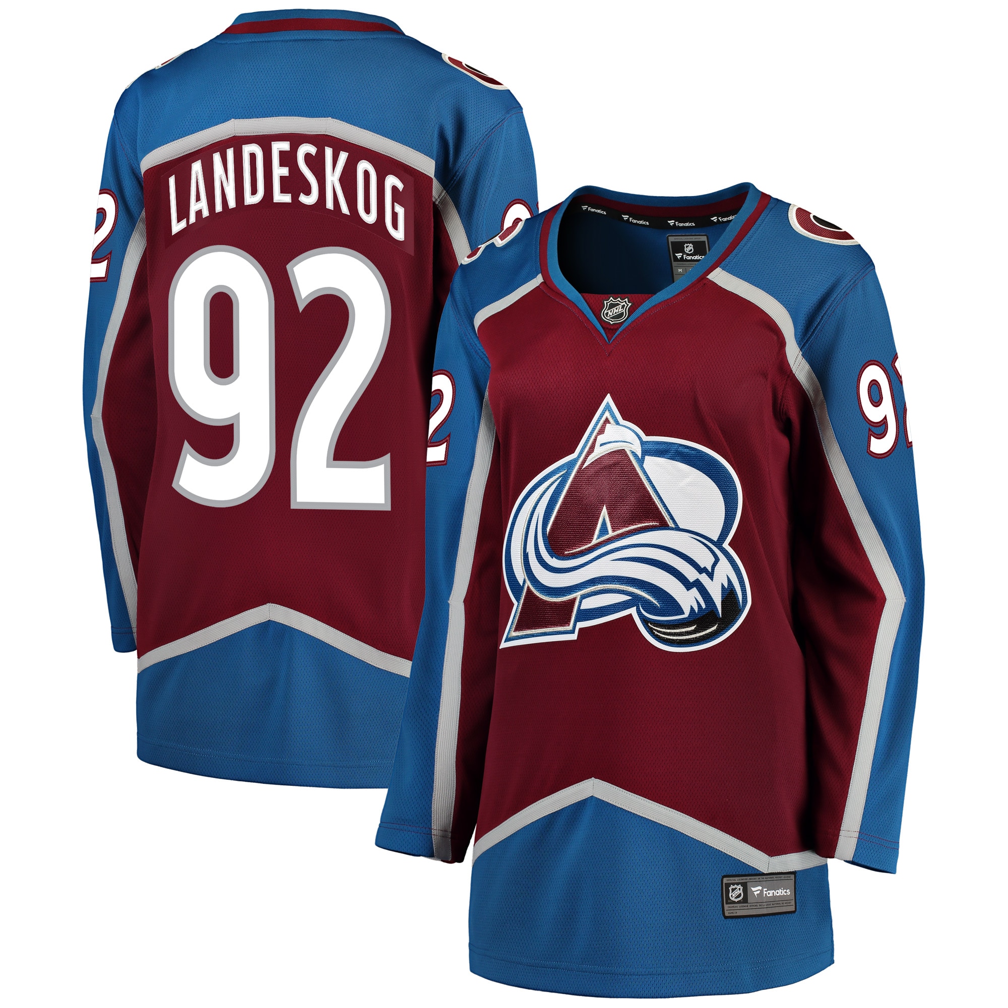 Gabriel Landeskog Colorado Avalanche Women's Breakaway Player Jersey - Burgundy