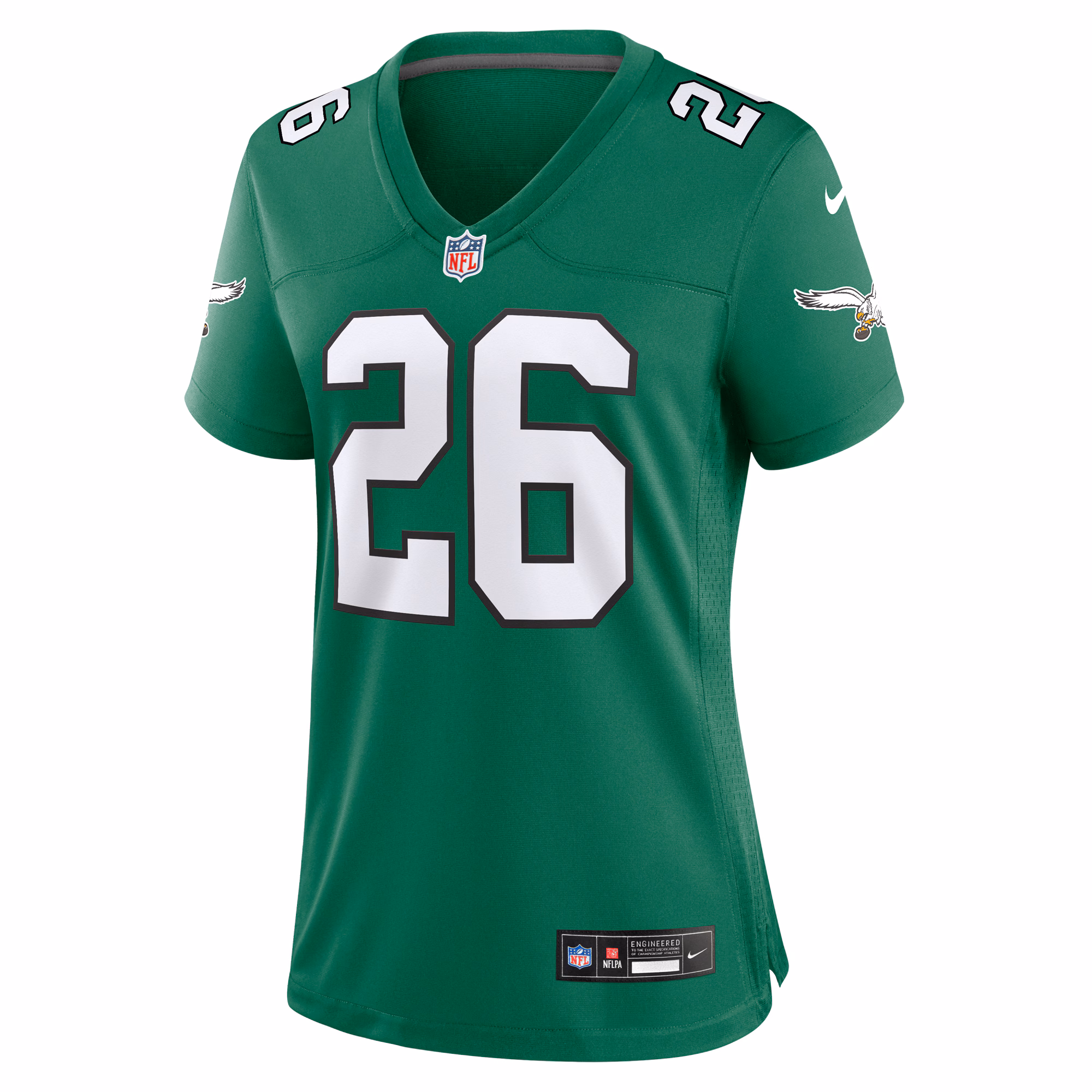 Saquon Barkley Philadelphia Eagles Women's Game Player Jersey - Midnight Green