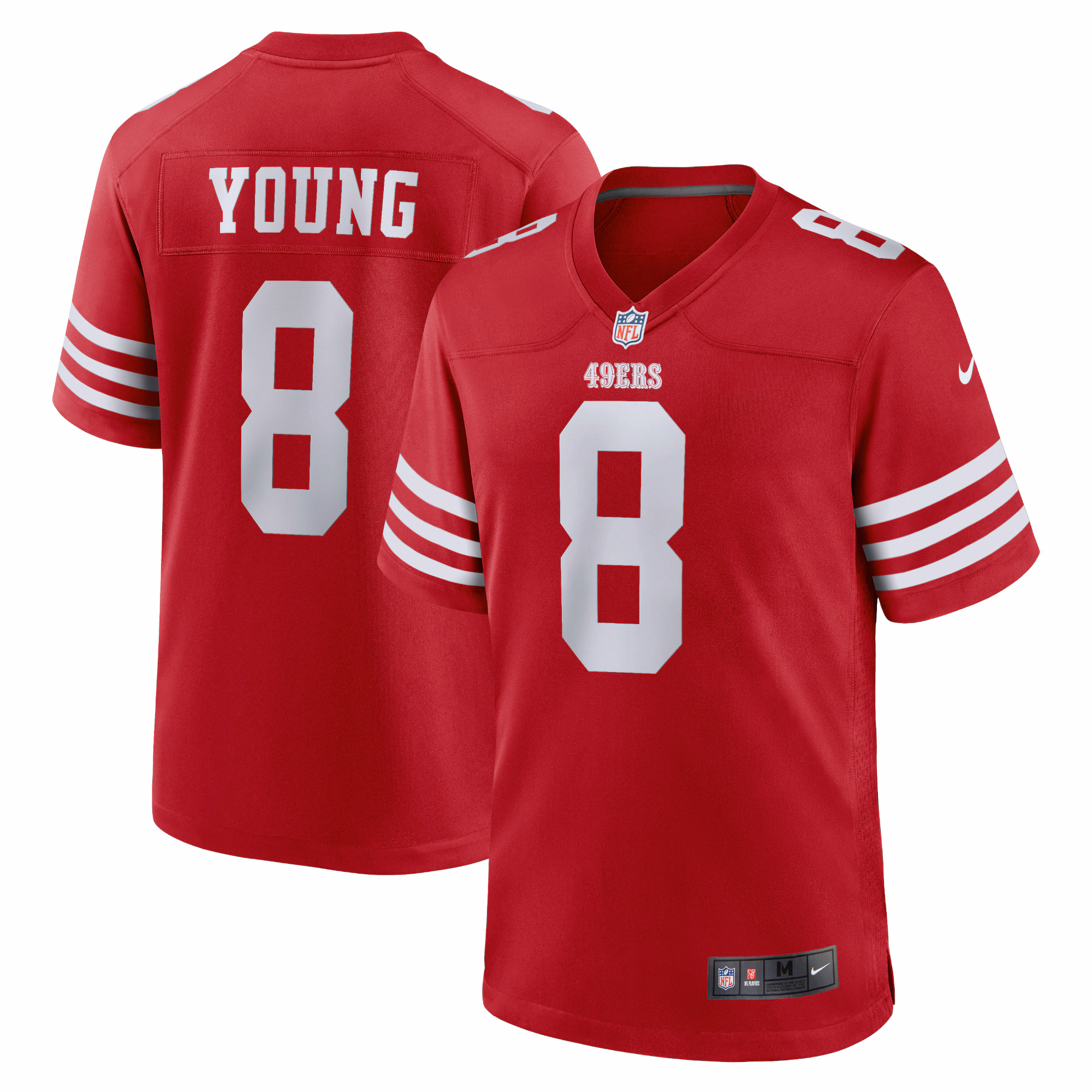 Steve Young San Francisco 49ers Retired Player Game Jersey - White