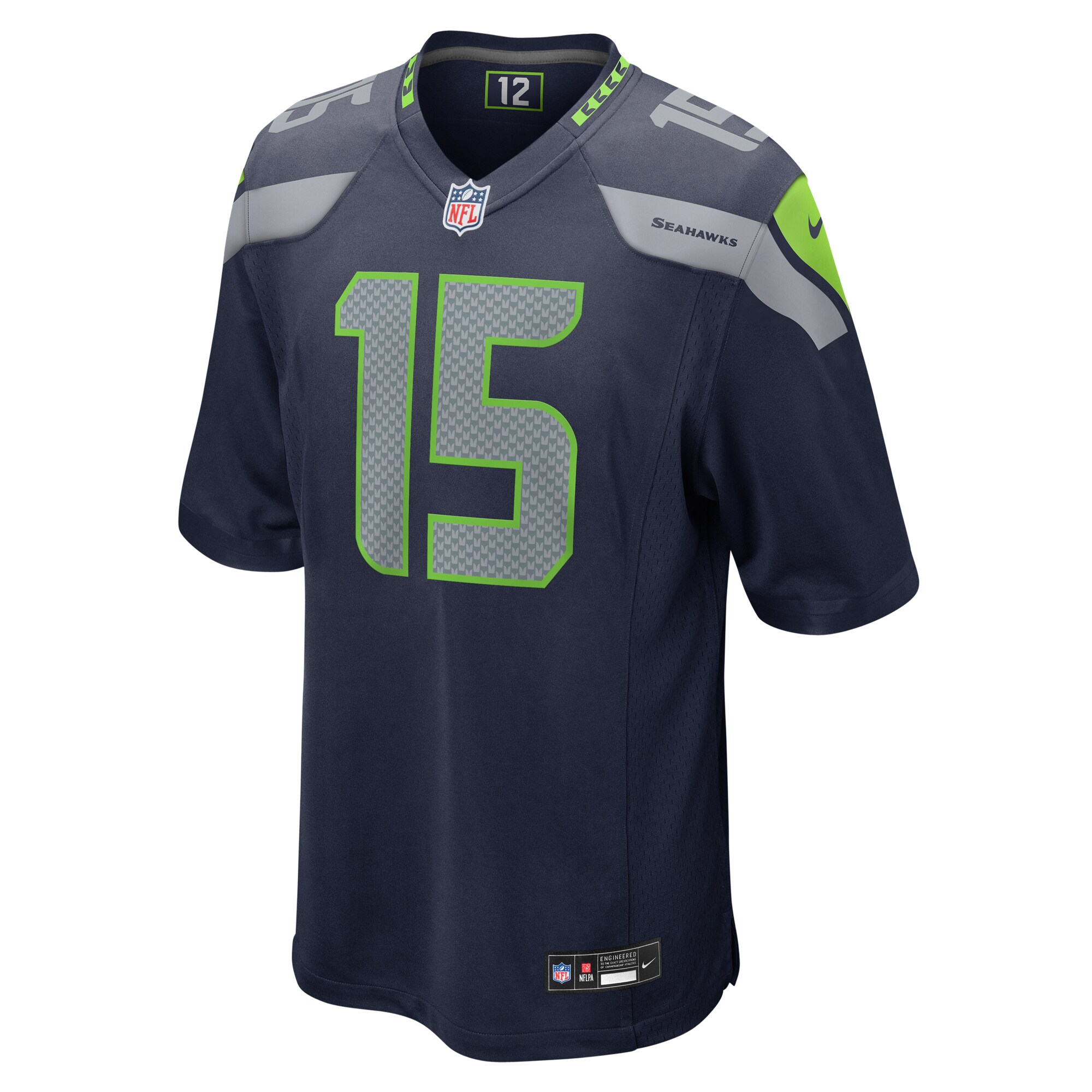 Brett Rypien Seattle Seahawks Team Game Jersey - College Navy