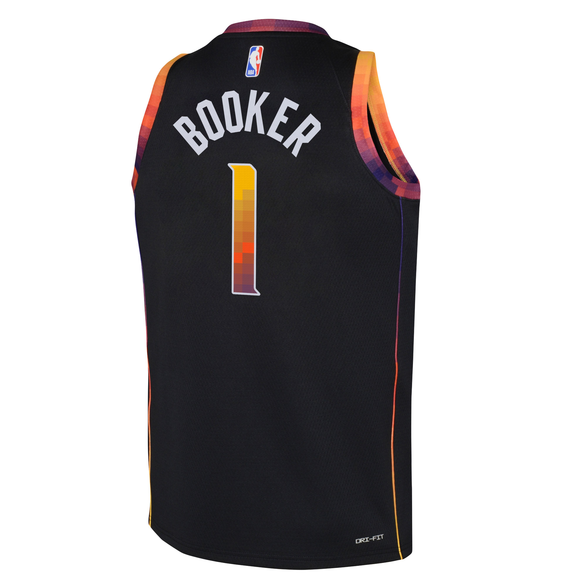 Devin Booker Phoenix Suns  Youth Swingman Jersey - Statement Edition - Black