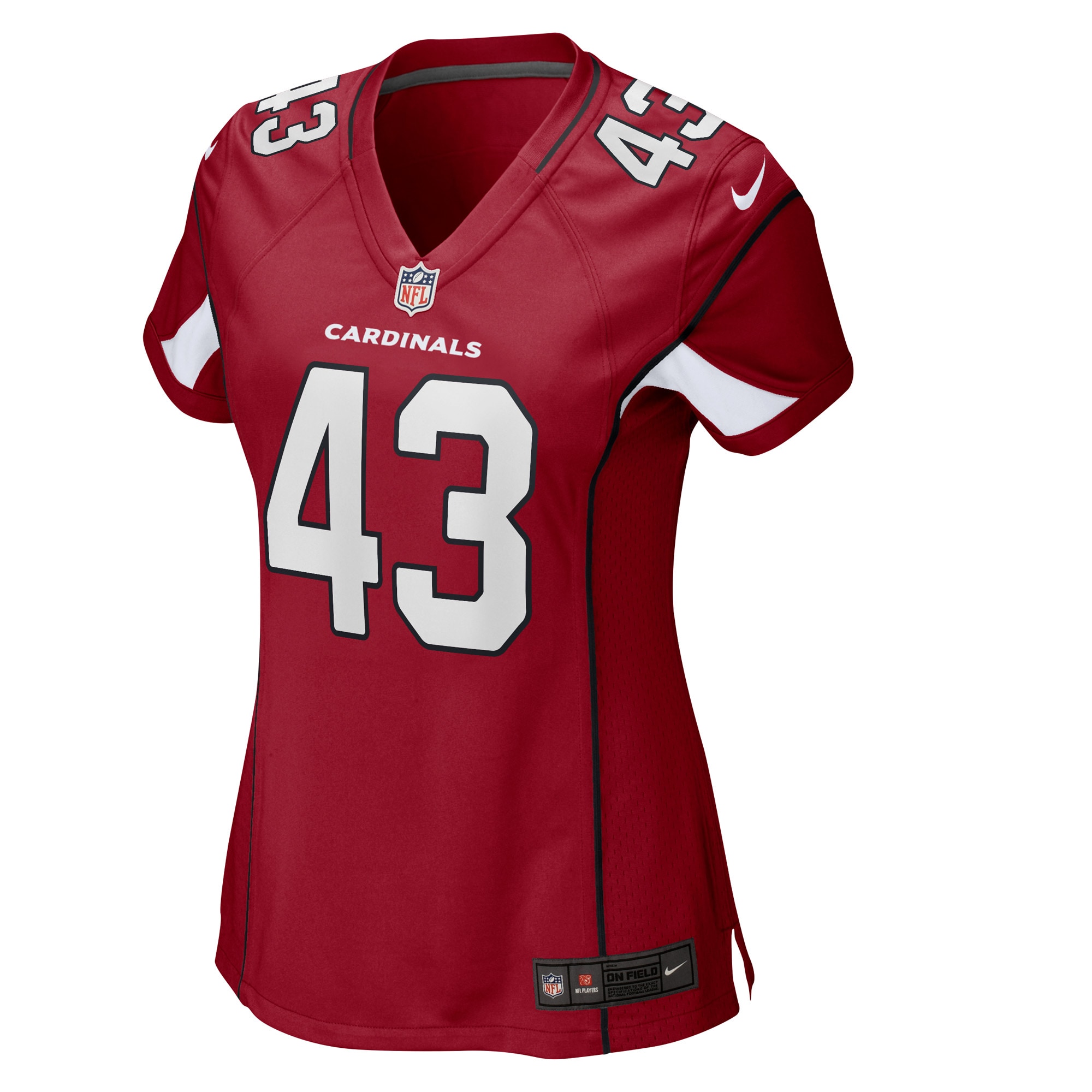 Jesse Luketa Arizona Cardinals  Women's Game Player Jersey - Cardinal