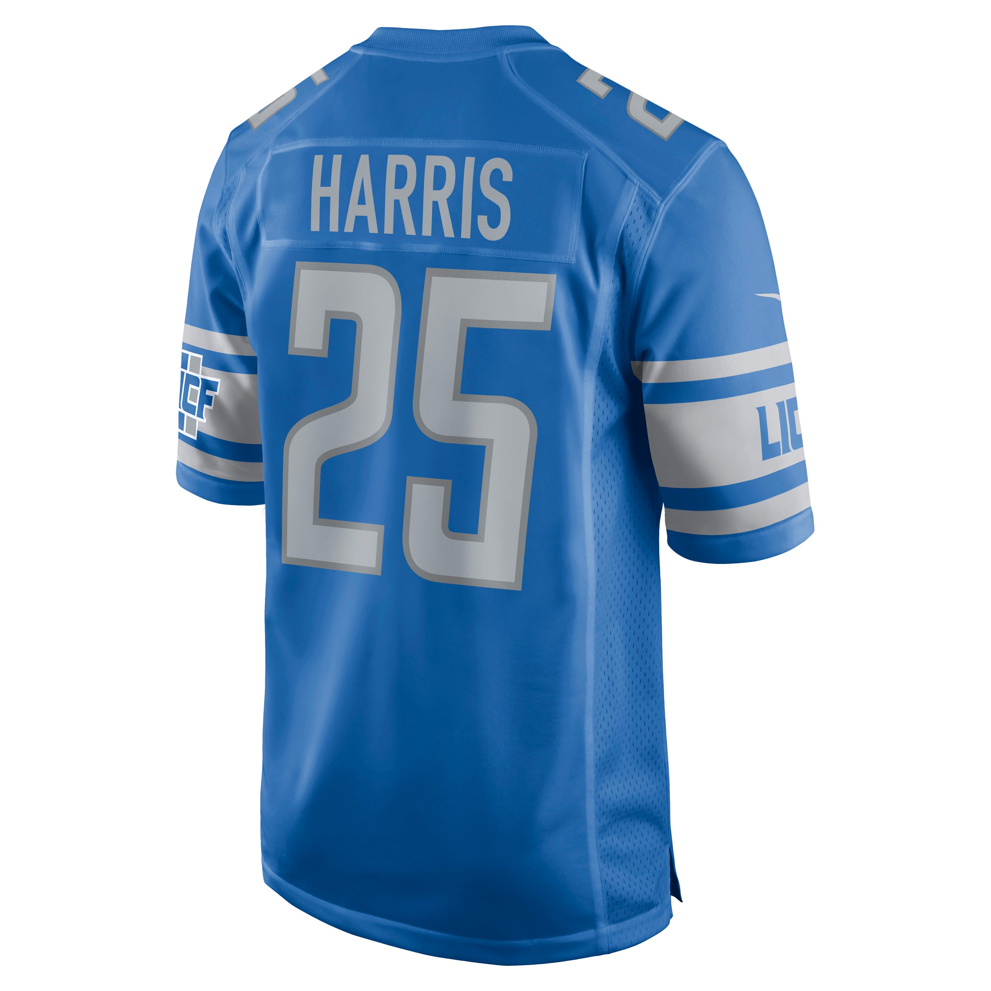 Will Harris Detroit Lions  Game Jersey - Blue