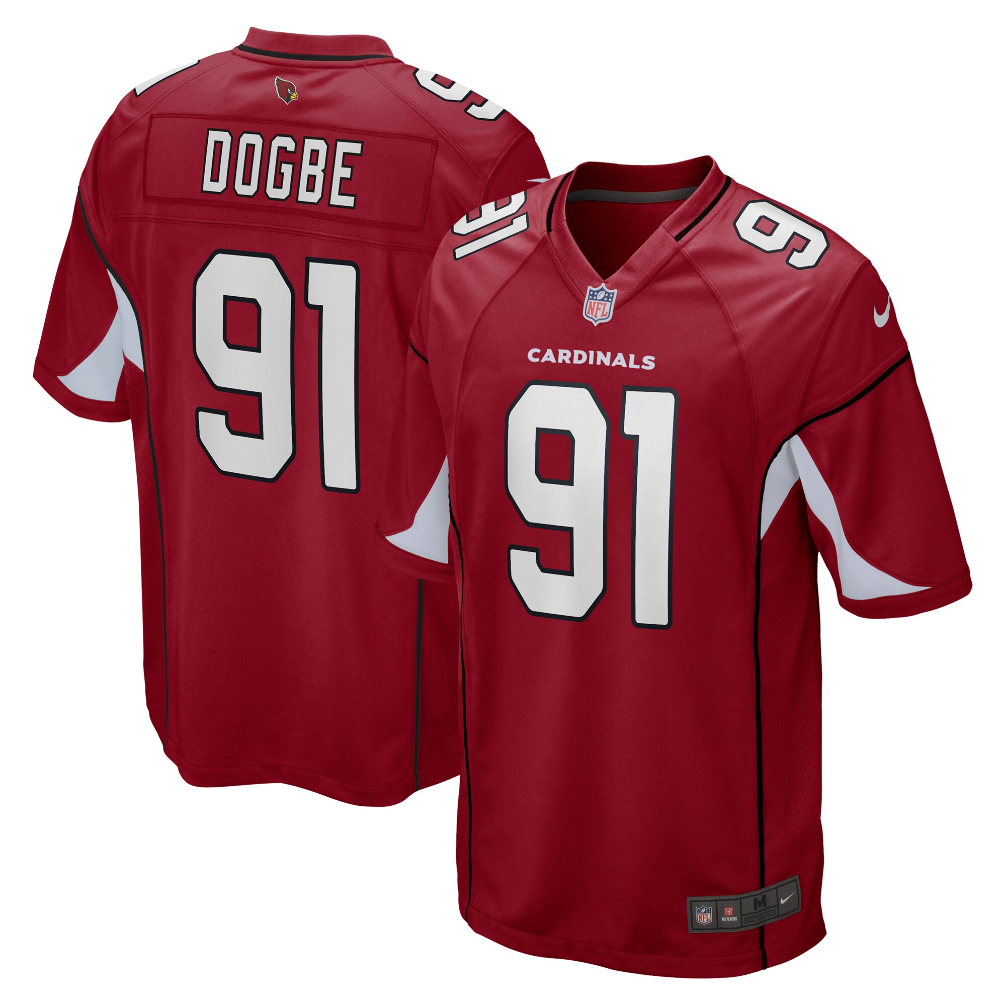 Michael Dogbe Arizona Cardinals  Game Jersey - Cardinal