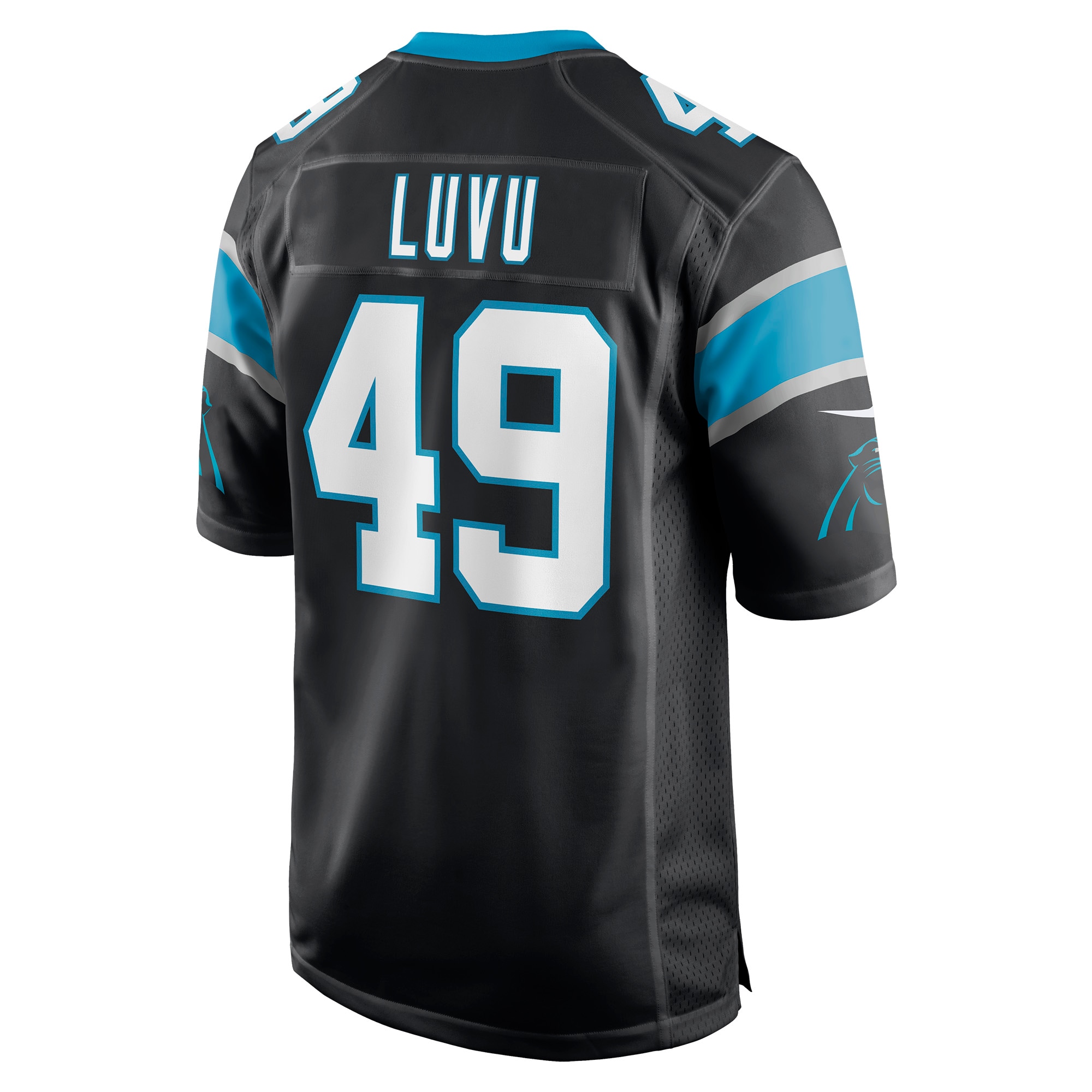 Frankie Luvu Carolina Panthers  Game Jersey - Black