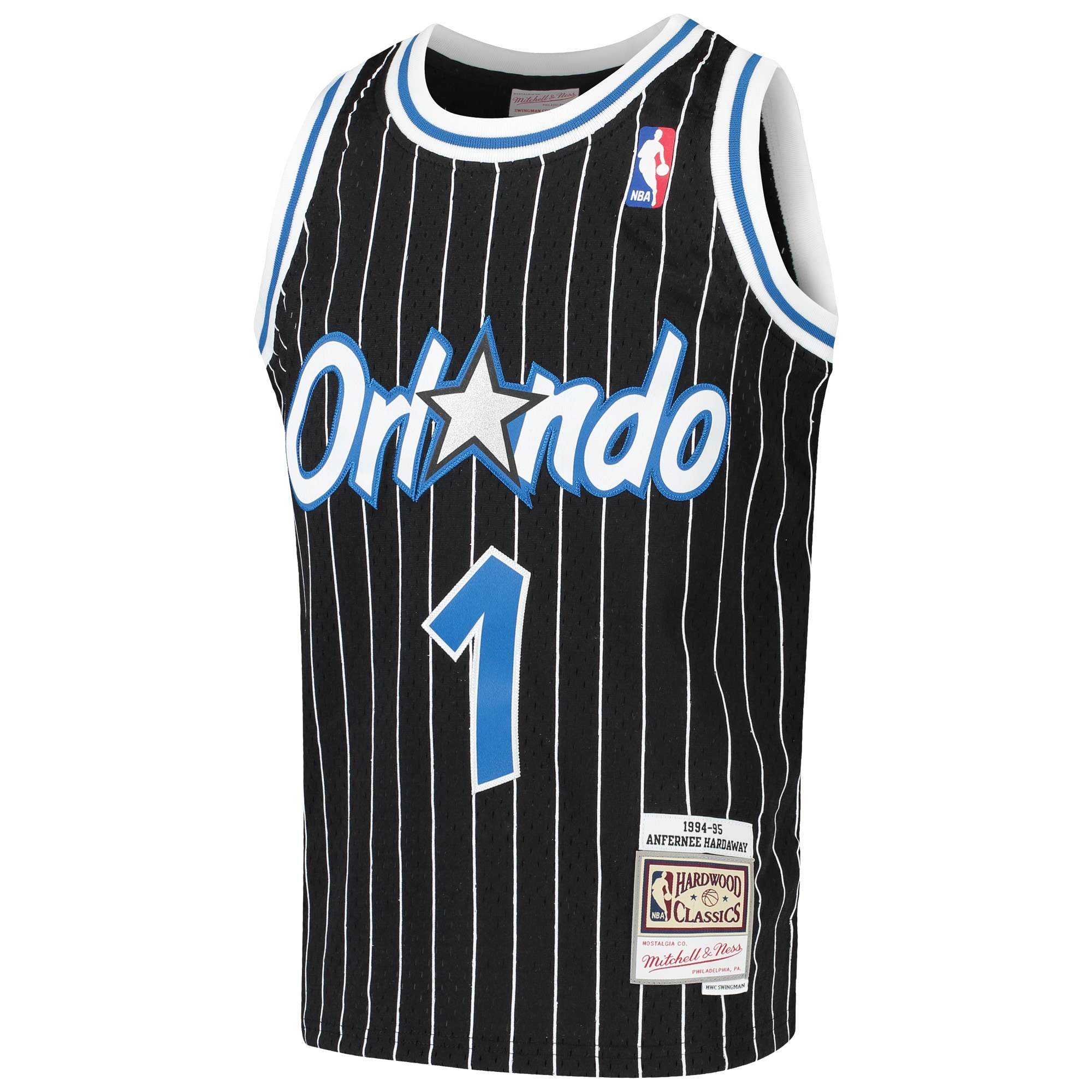 Penny Hardaway Orlando Magic Mitchell & Ness Youth Hardwood Classics Swingman Throwback Jersey - Black