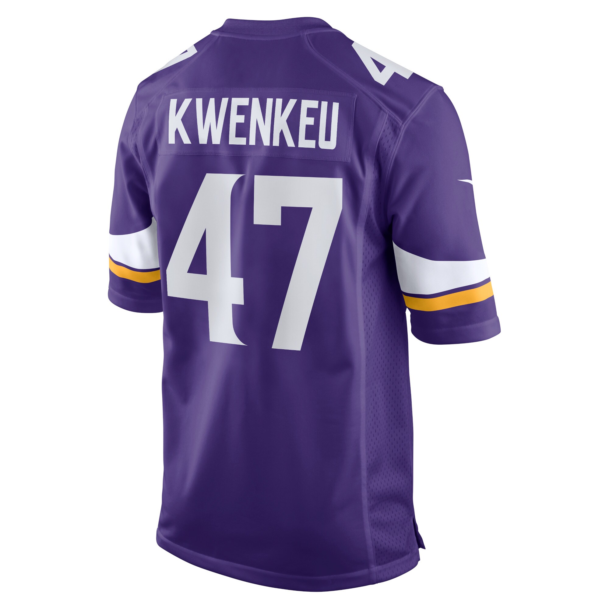 William Kwenkeu Minnesota Vikings  Home Game Player Jersey - Purple