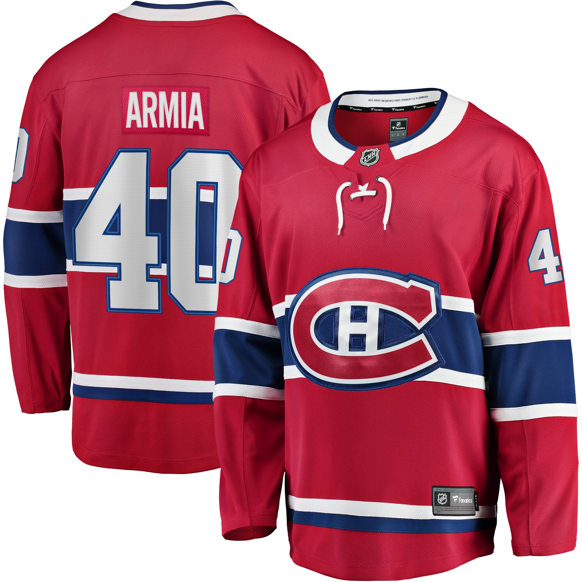 Joel Armia Montreal Canadiens Home Breakaway Player Jersey - Red