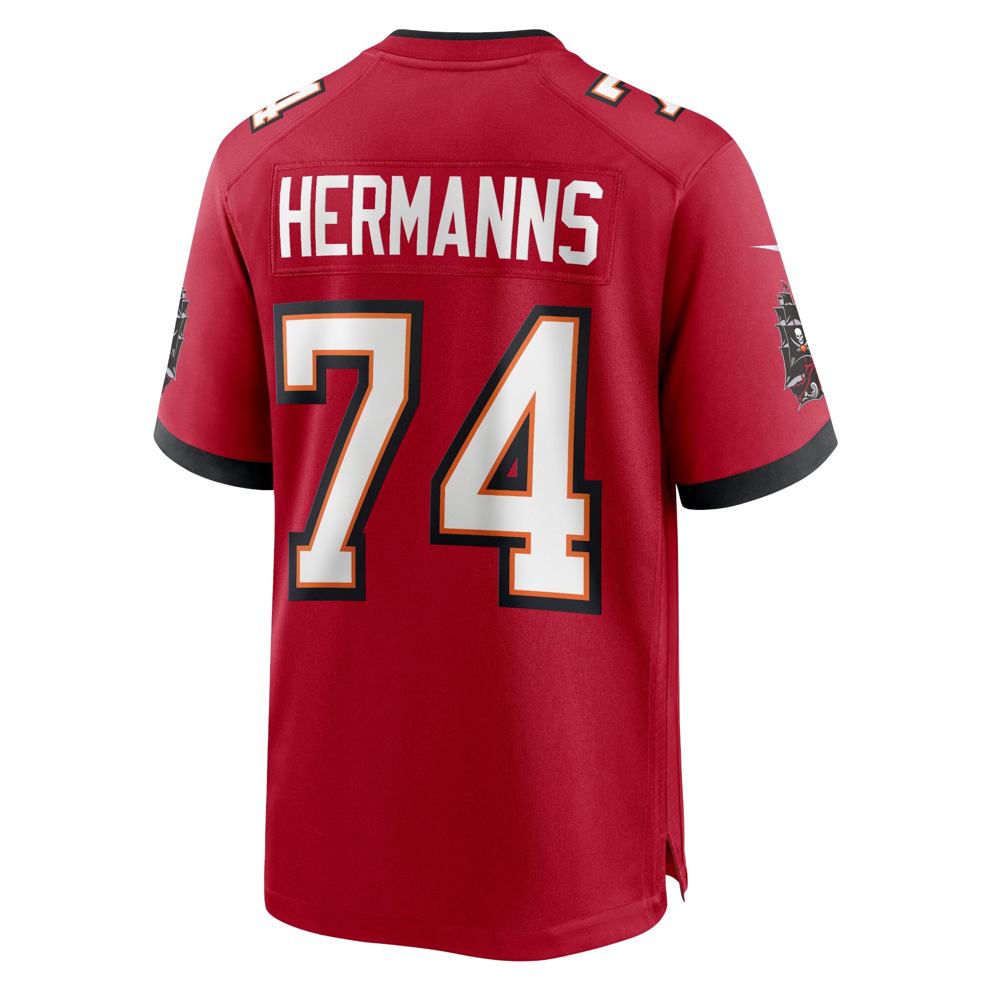 Grant Hermanns Tampa Bay Buccaneers  Home Game Player Jersey - Red