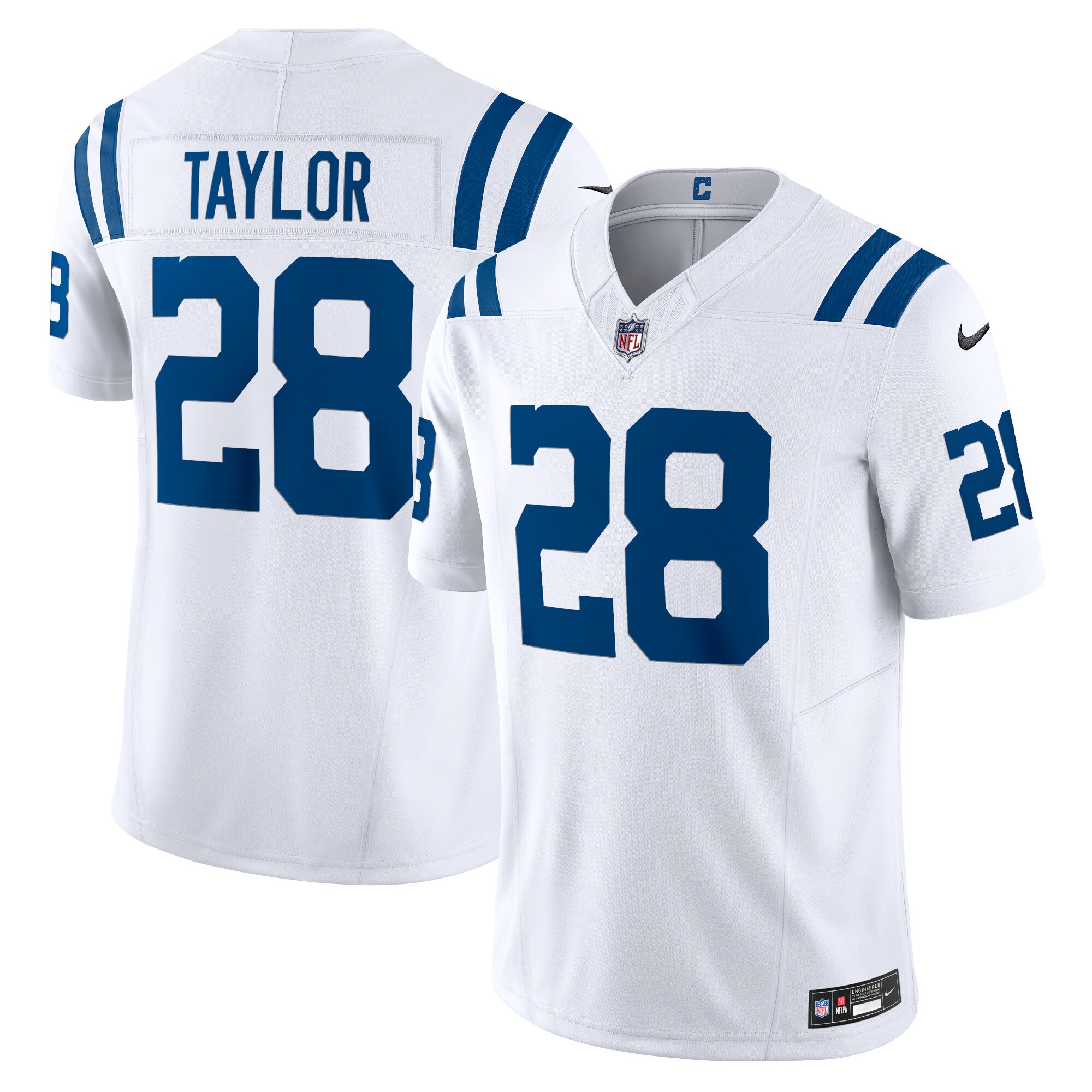 Jonathan Taylor Indianapolis Colts  Vapor F.U.S.E. Limited Jersey - White
