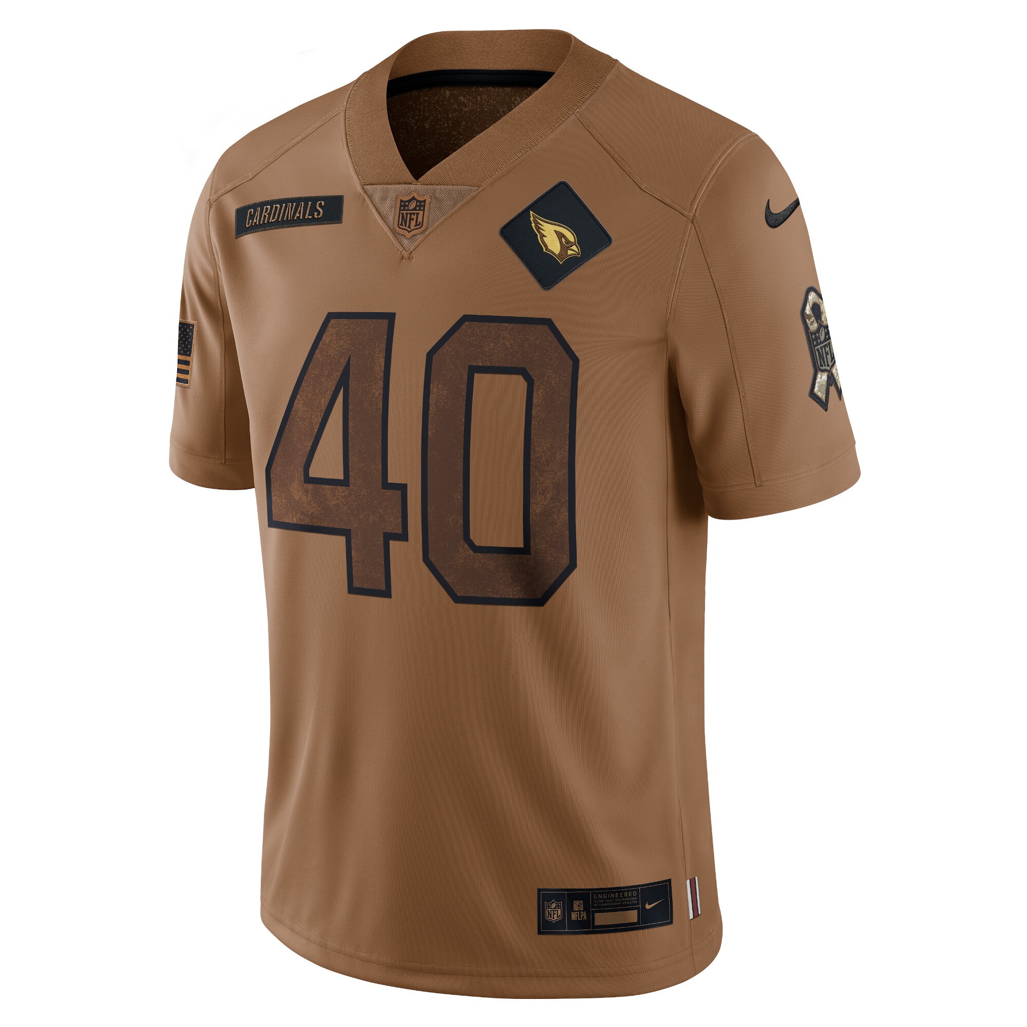Pat Tillman Arizona Cardinals  2023 Salute To Service Retired Player Limited Jersey - Brown