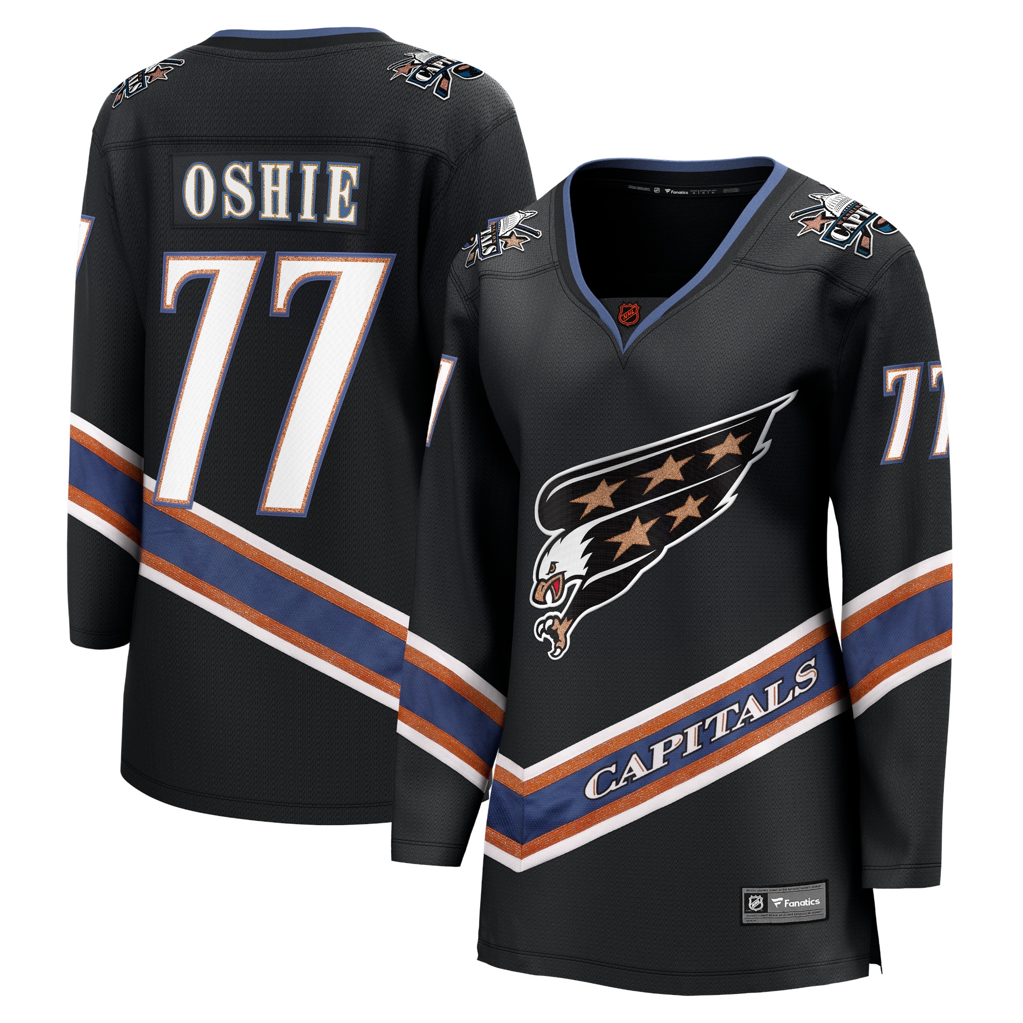 TJ Oshie Washington Capitals Women's Special Edition 2.0 Breakaway Player Jersey - Black