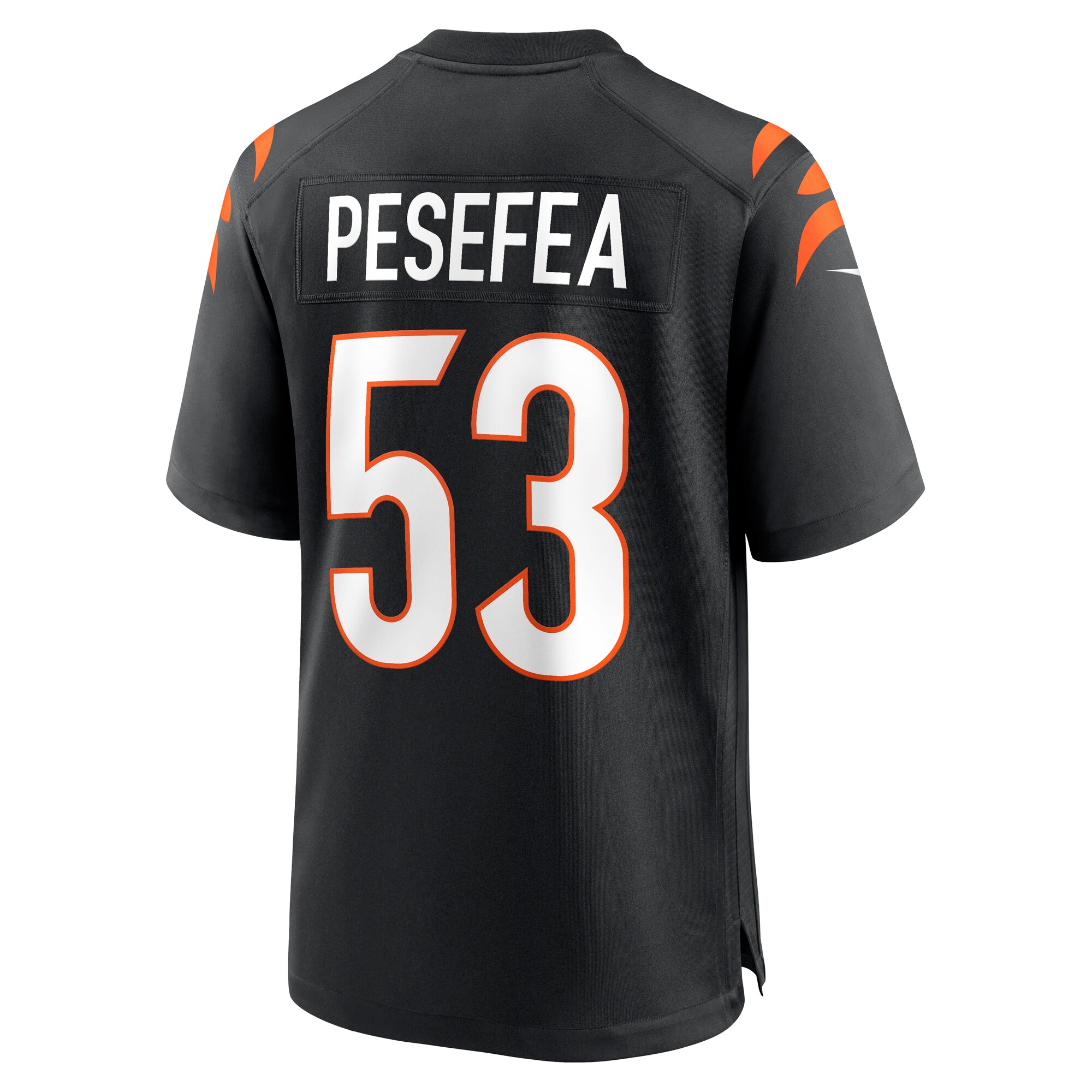 TJ Pesefea Cincinnati Bengals Team Game Jersey -  Black