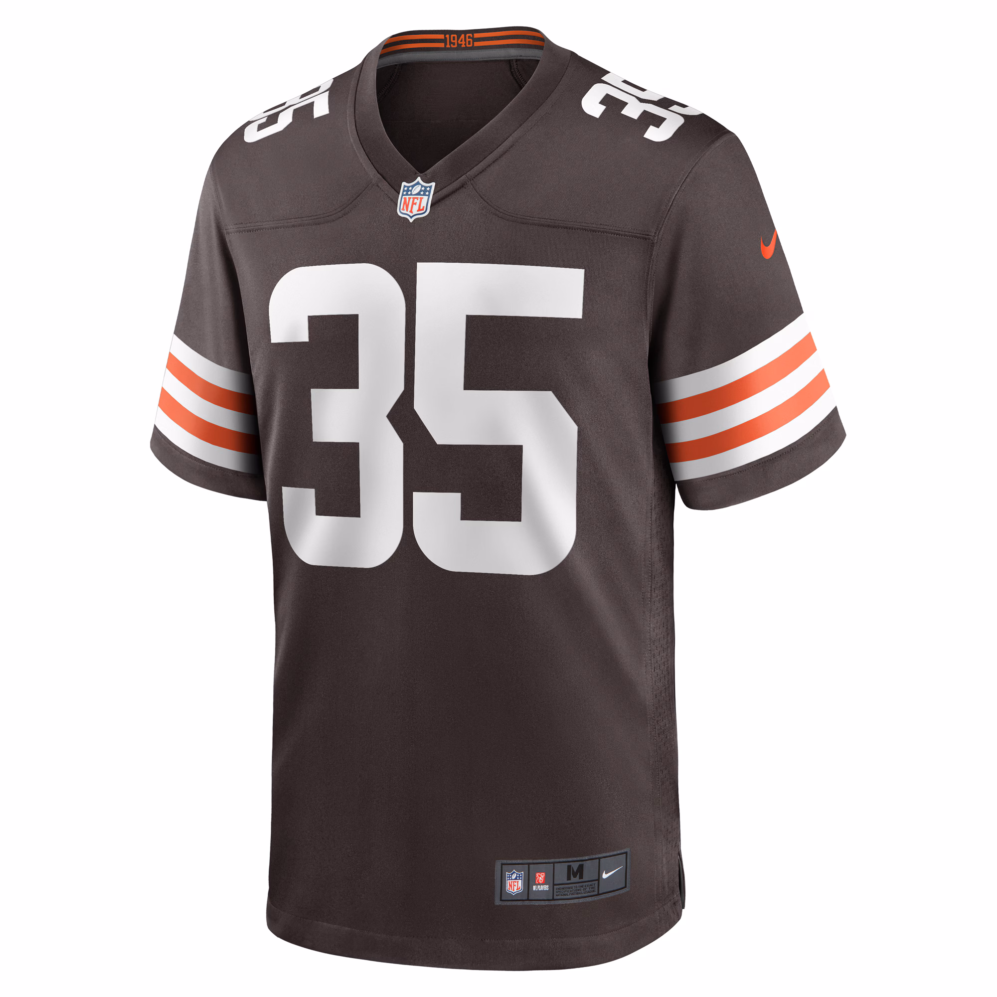 Charlie Thomas Cleveland Browns Team Game Jersey -  Brown