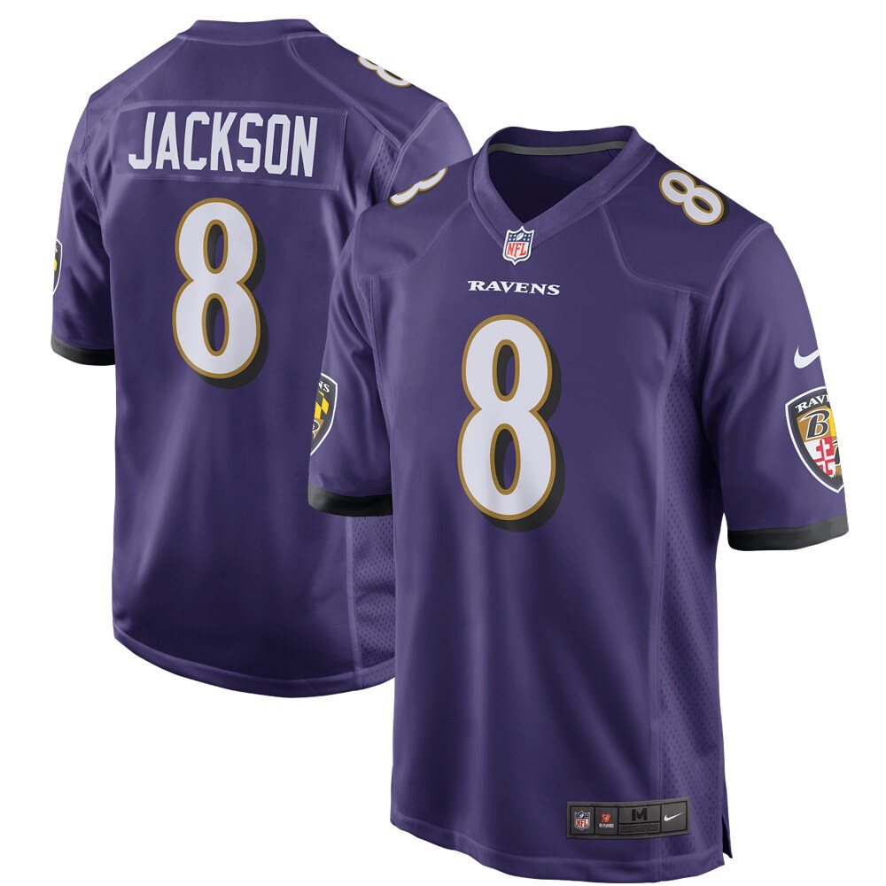 Lamar Jackson Baltimore Ravens  Game Player Jersey - Purple