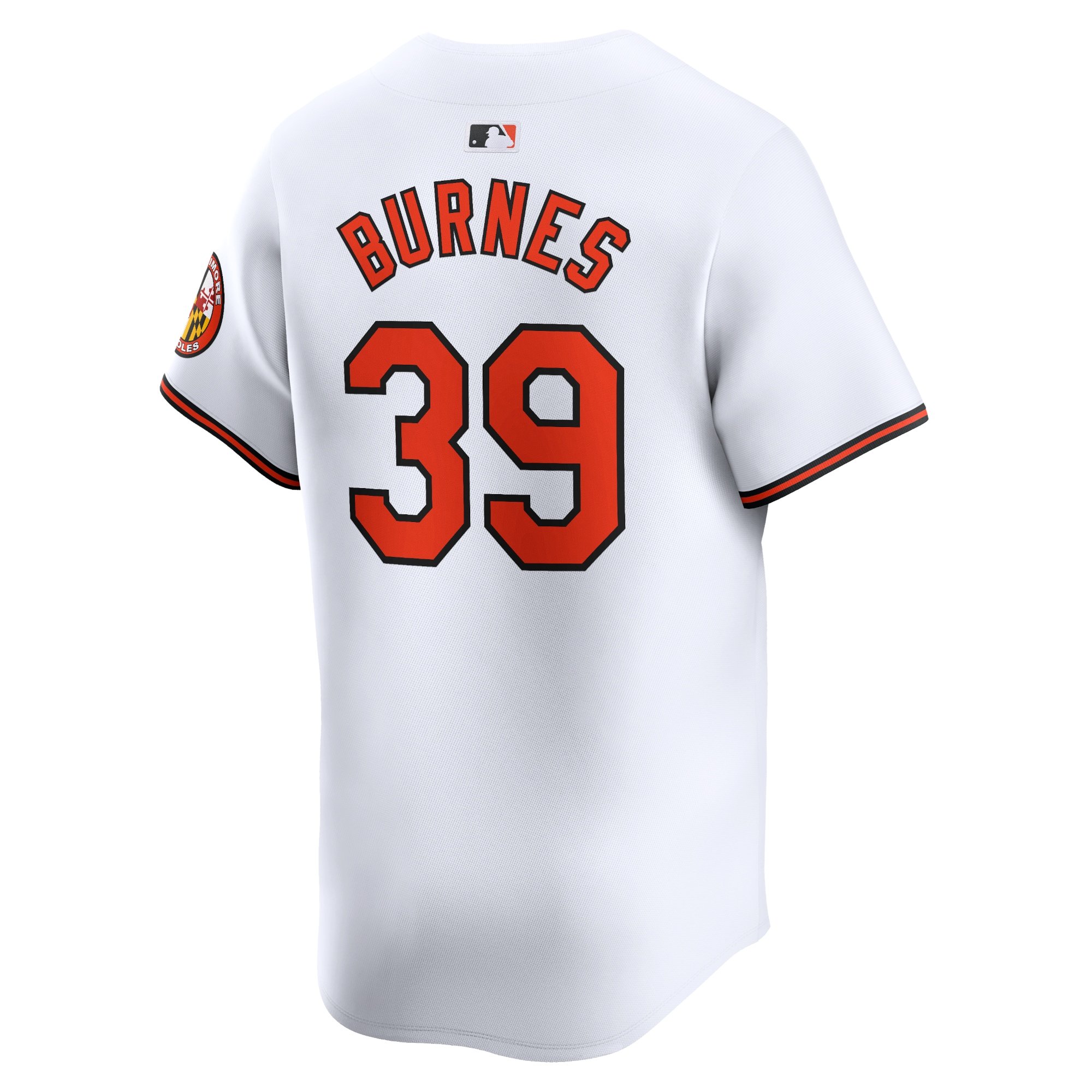 Men's Baltimore Orioles Corbin Burnes  White Home Limited Player Jersey