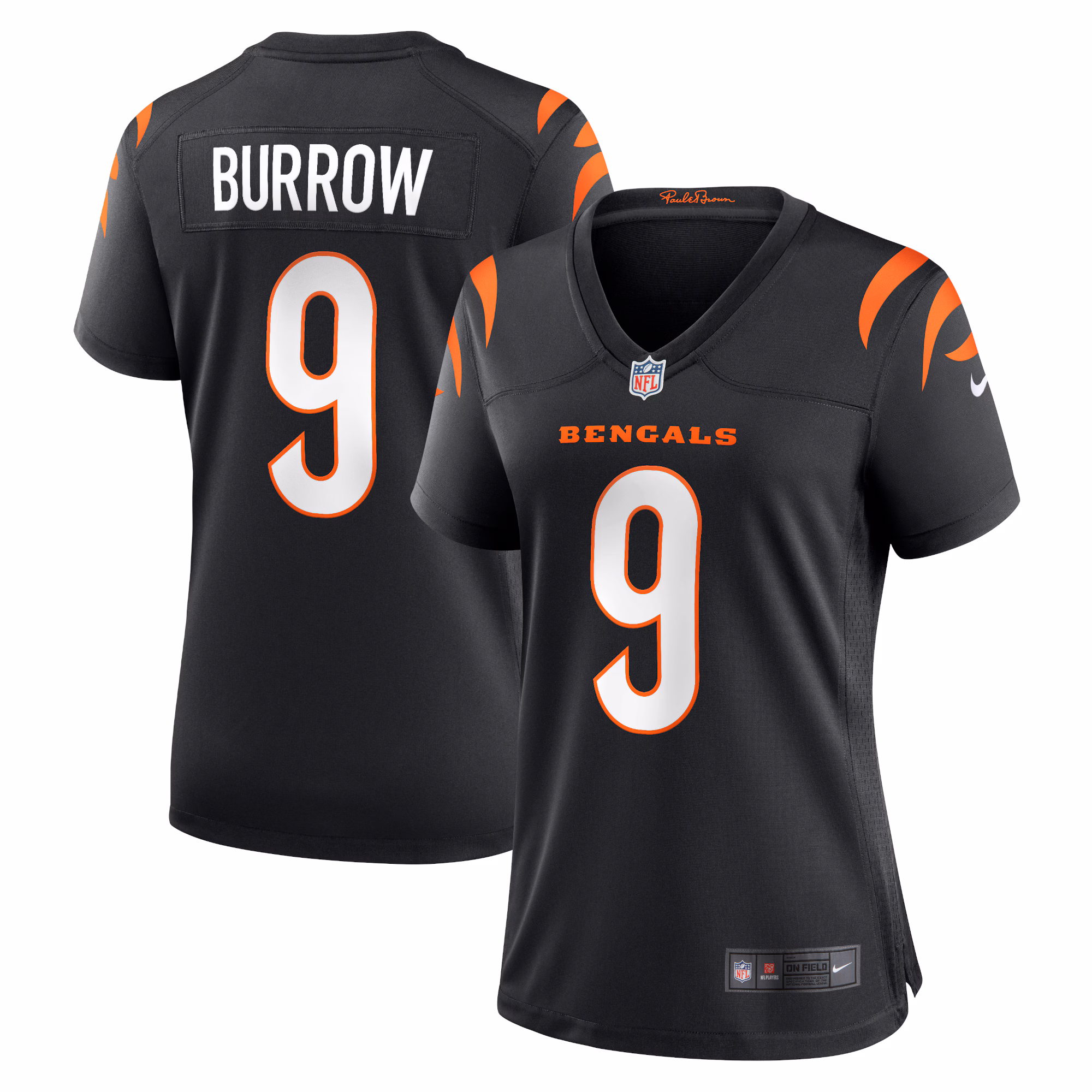 Joe Burrow Cincinnati Bengals Women's Player Game Jersey - Black