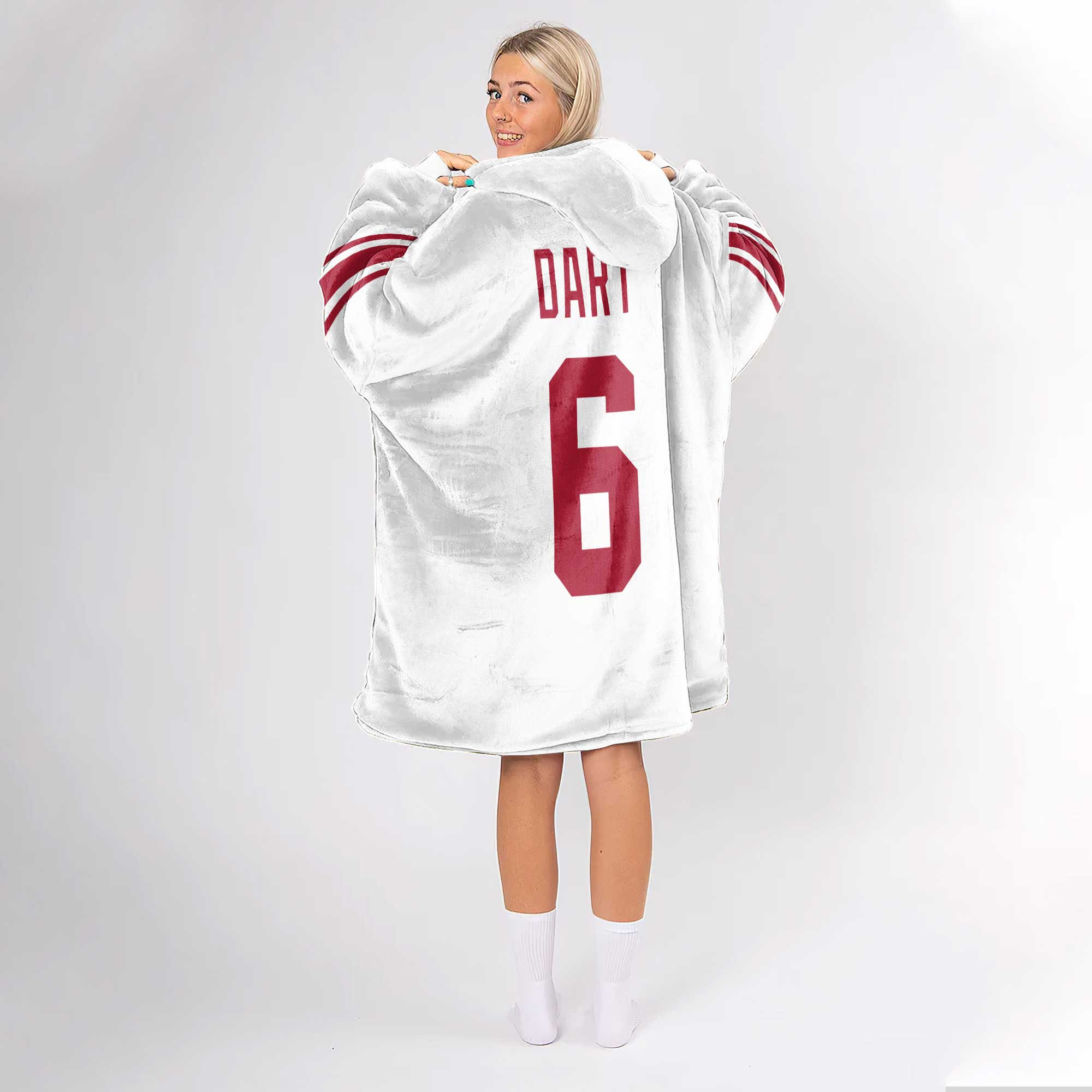 J.D 6 New York G Football Unisex Blanket Hoodie