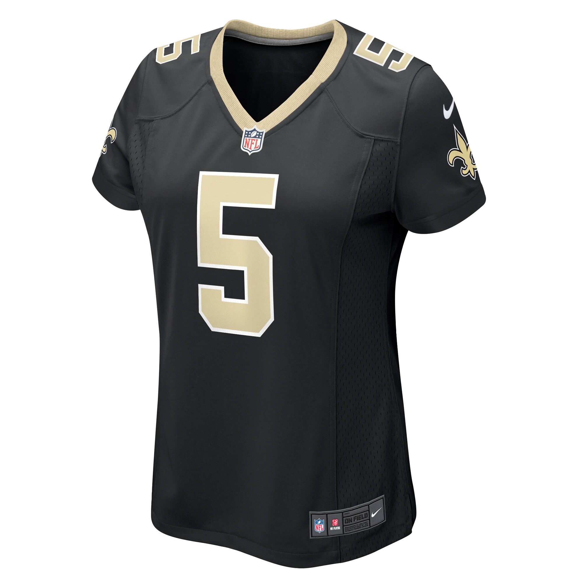 Lynn Bowden Jr. New Orleans Saints Women's Team Game Jersey -  Black