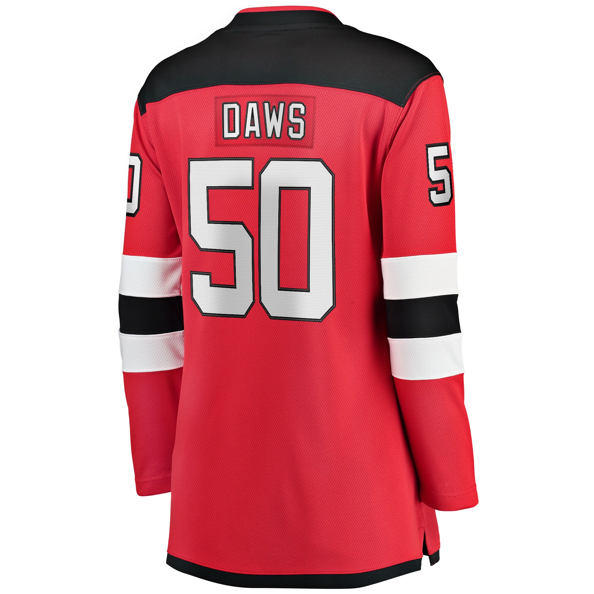 Nico Daws New Jersey Devils Women's Home Breakaway Player Jersey - Red