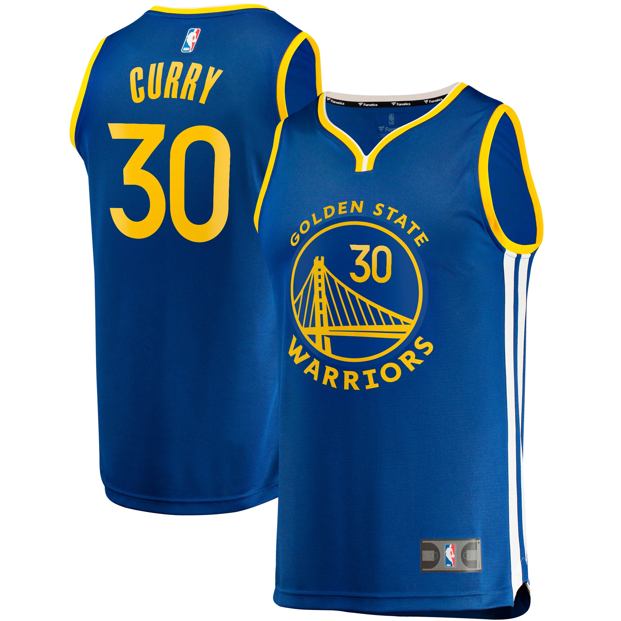 Stephen Curry Golden State Warriors  Big & Tall Fast Break Player Jersey - Royal - Icon Edition