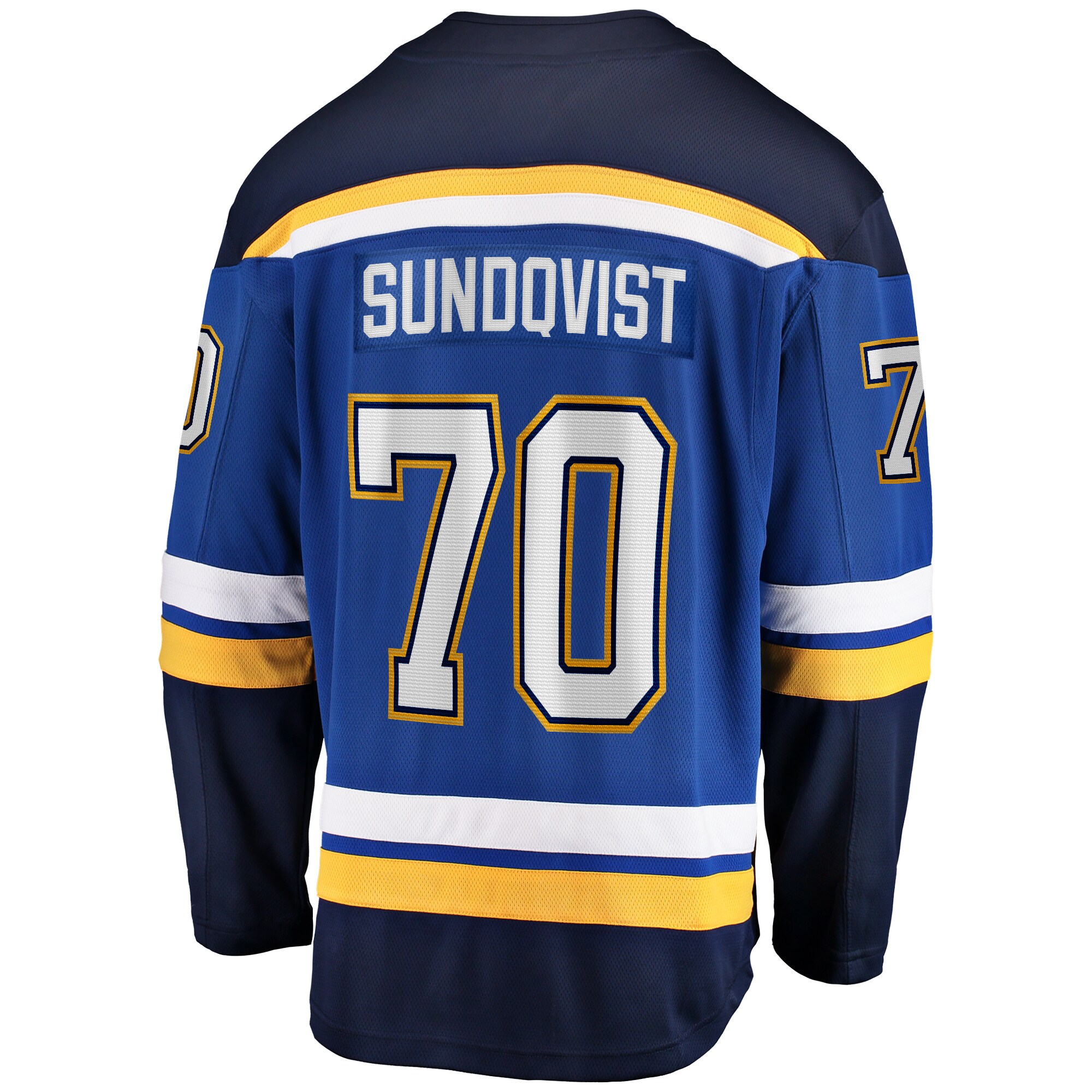 Oskar Sundqvist St.Louis Blues Home Breakaway Player Jersey - Blue