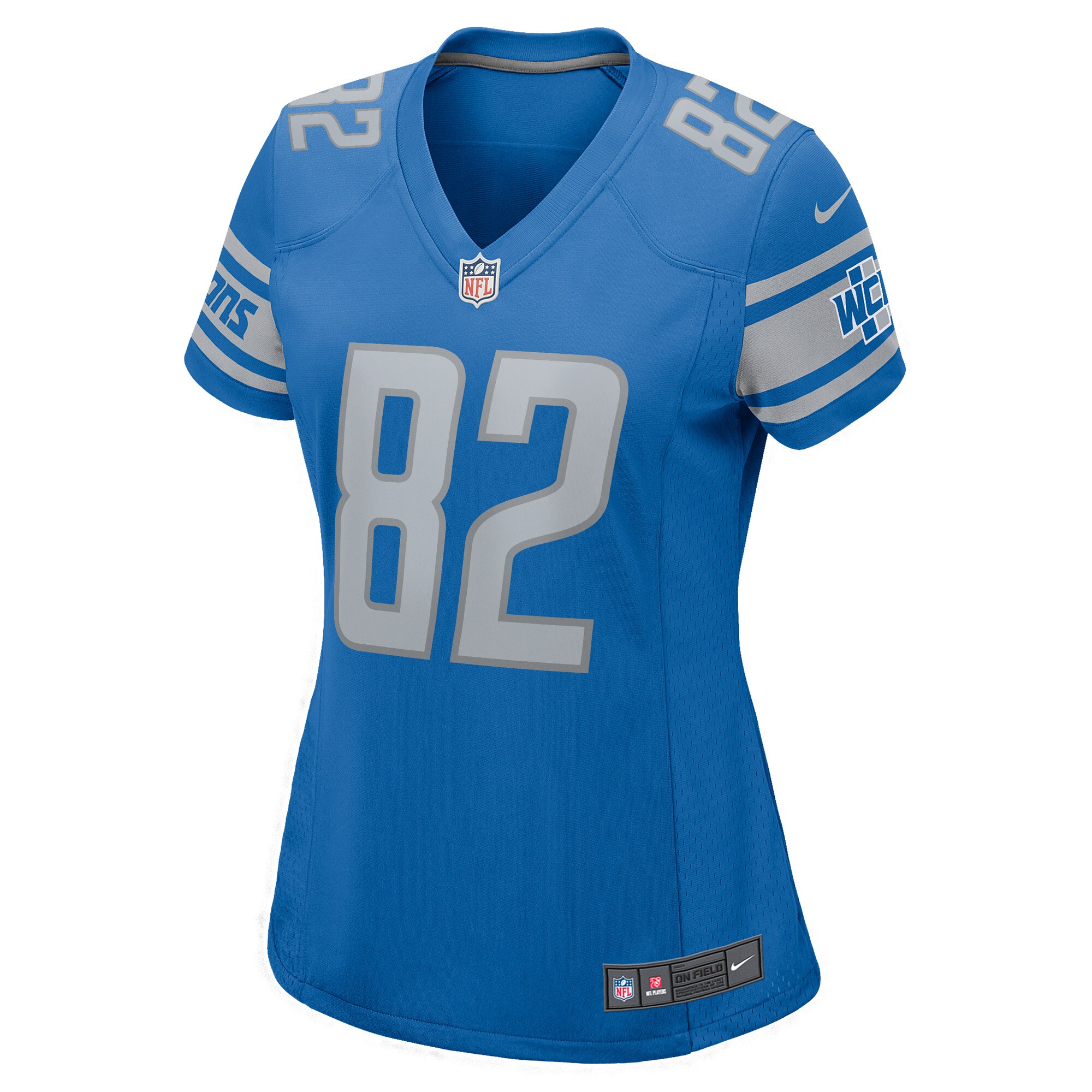 James Mitchell Detroit Lions  Women's Player Game Jersey - Blue