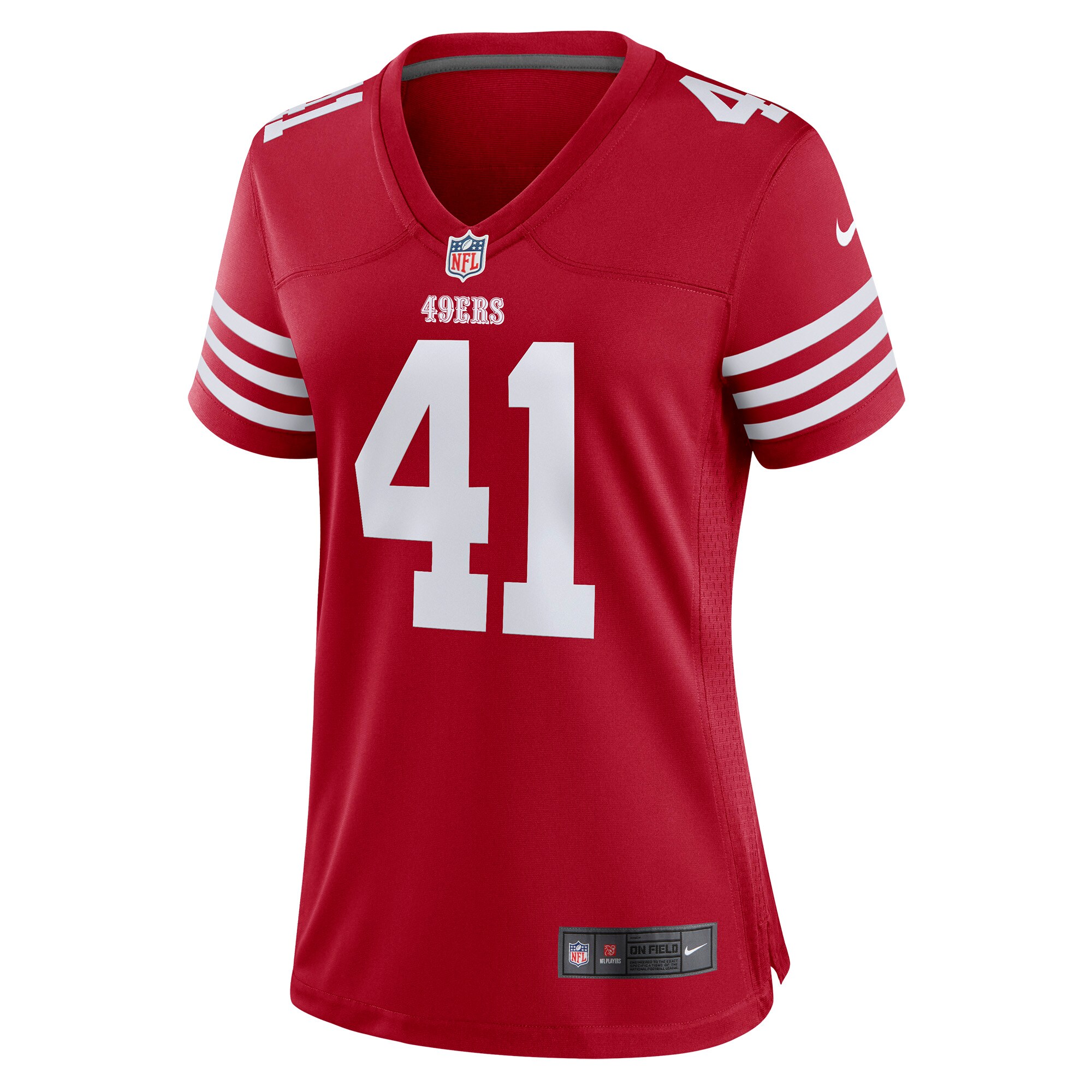 Tayler Hawkins San Francisco 49ers  Women's Game Player Jersey - Scarlet
