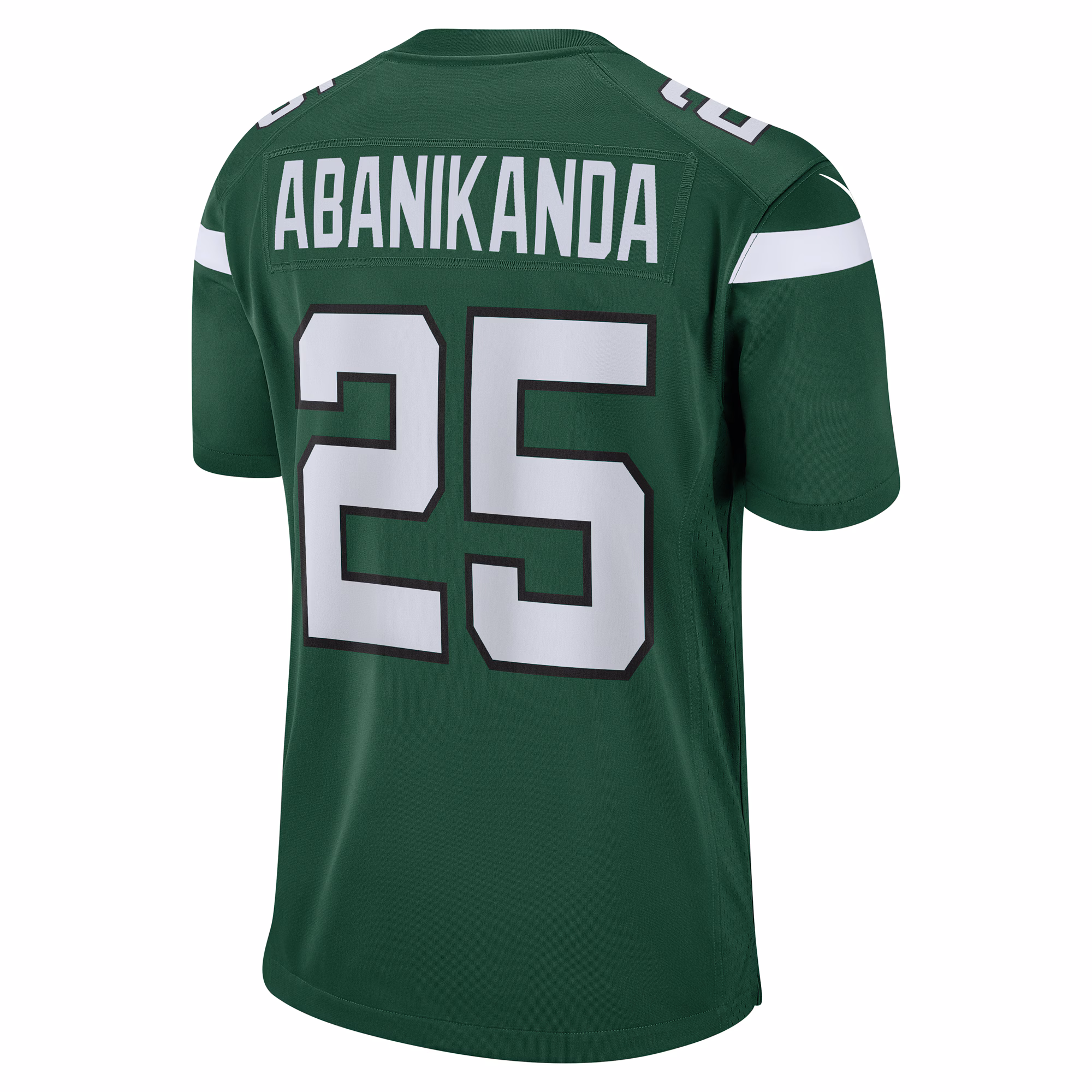 Israel Abanikanda New York Jets  Game Jersey - Gotham Green