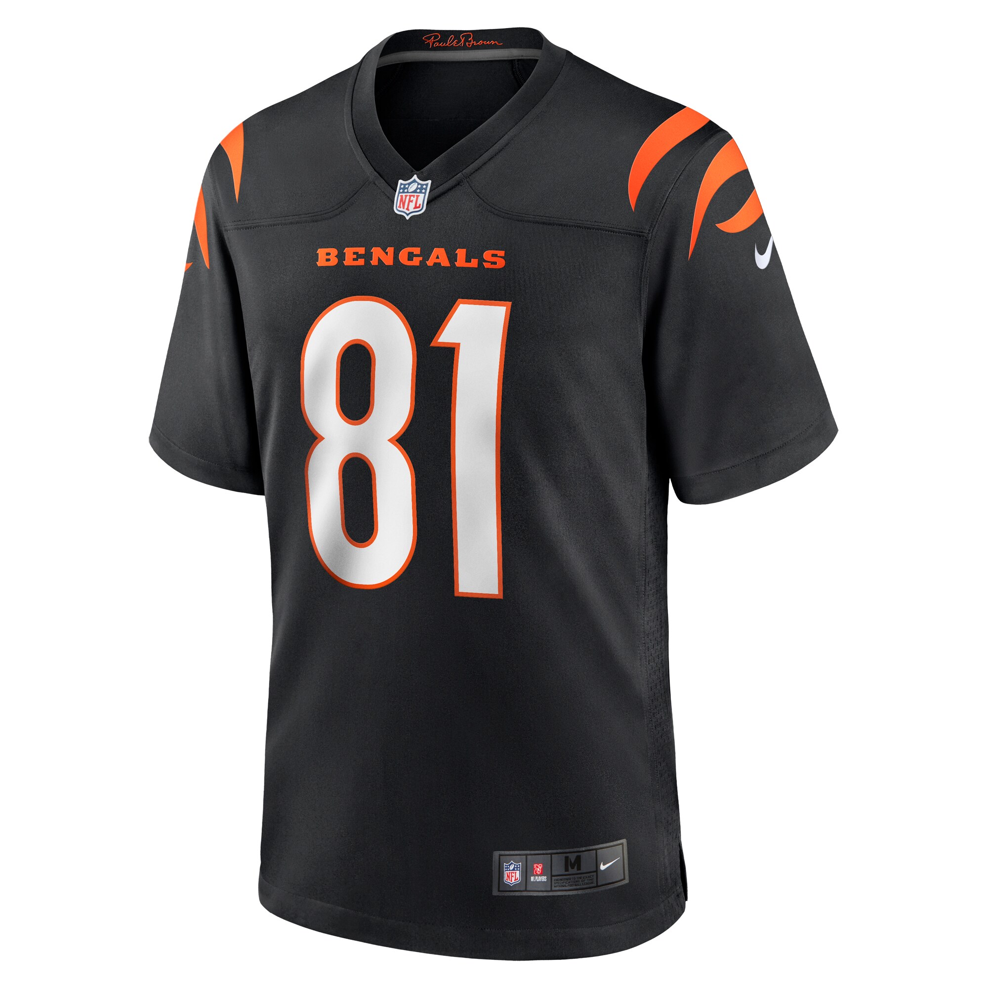 Irv Smith Jr. Cincinnati Bengals Game Jersey - Black