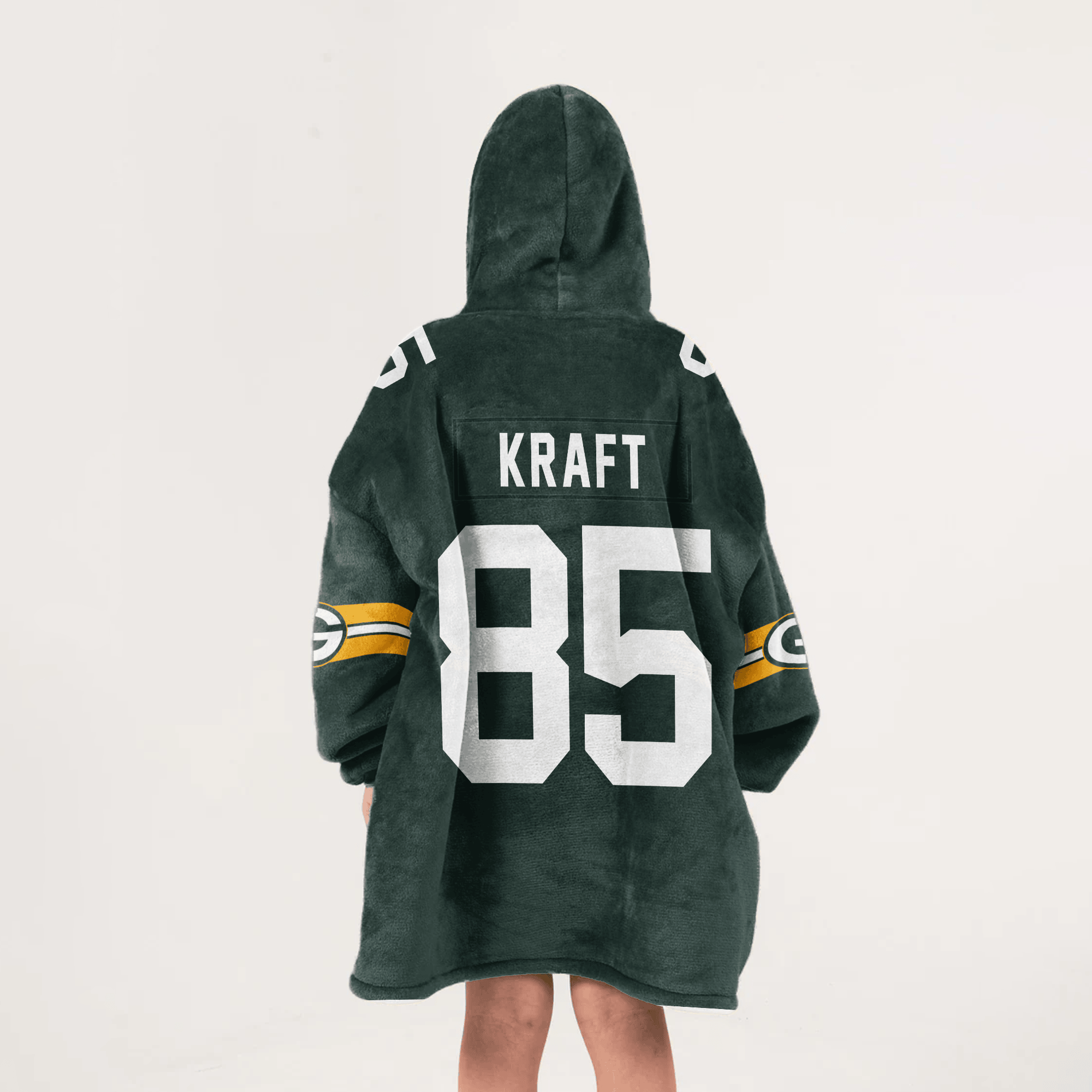 Kid T.K 85 Green Bay Football Unisex Blanket Hoodie