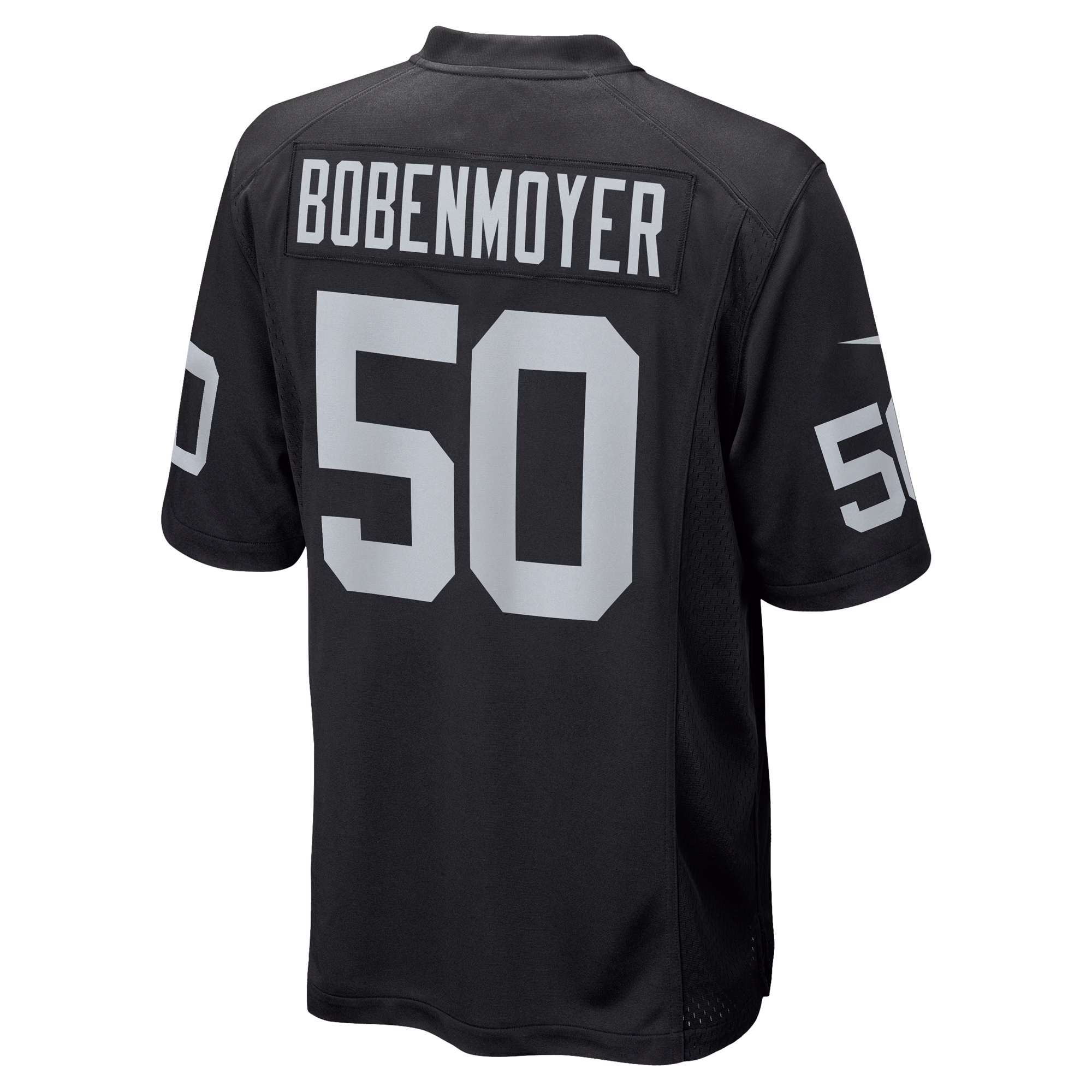 Jacob Bobenmoyer Las Vegas Raiders Game Player Jersey - Black
