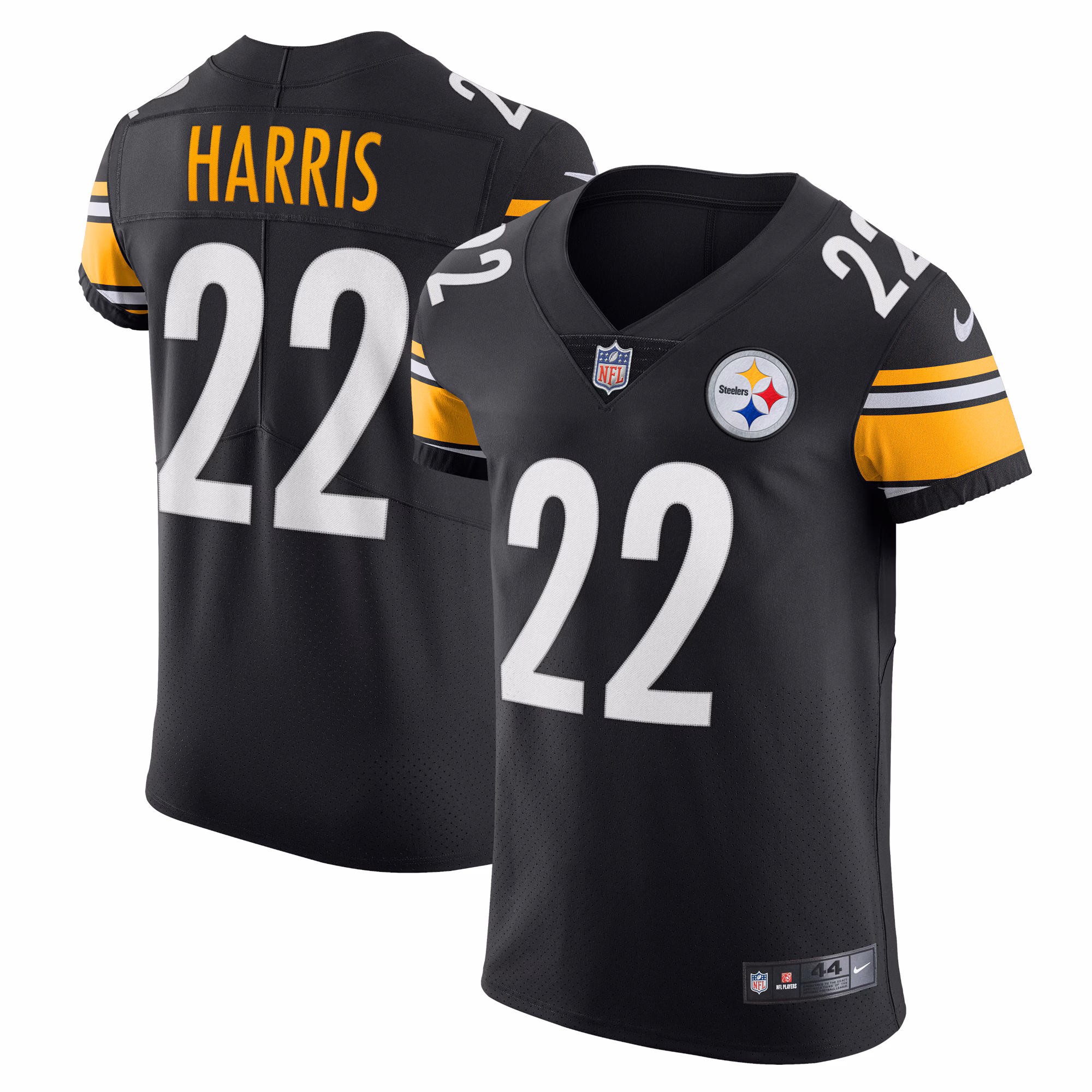 Najee Harris Pittsburgh Steelers Vapor Elite Jersey - Black